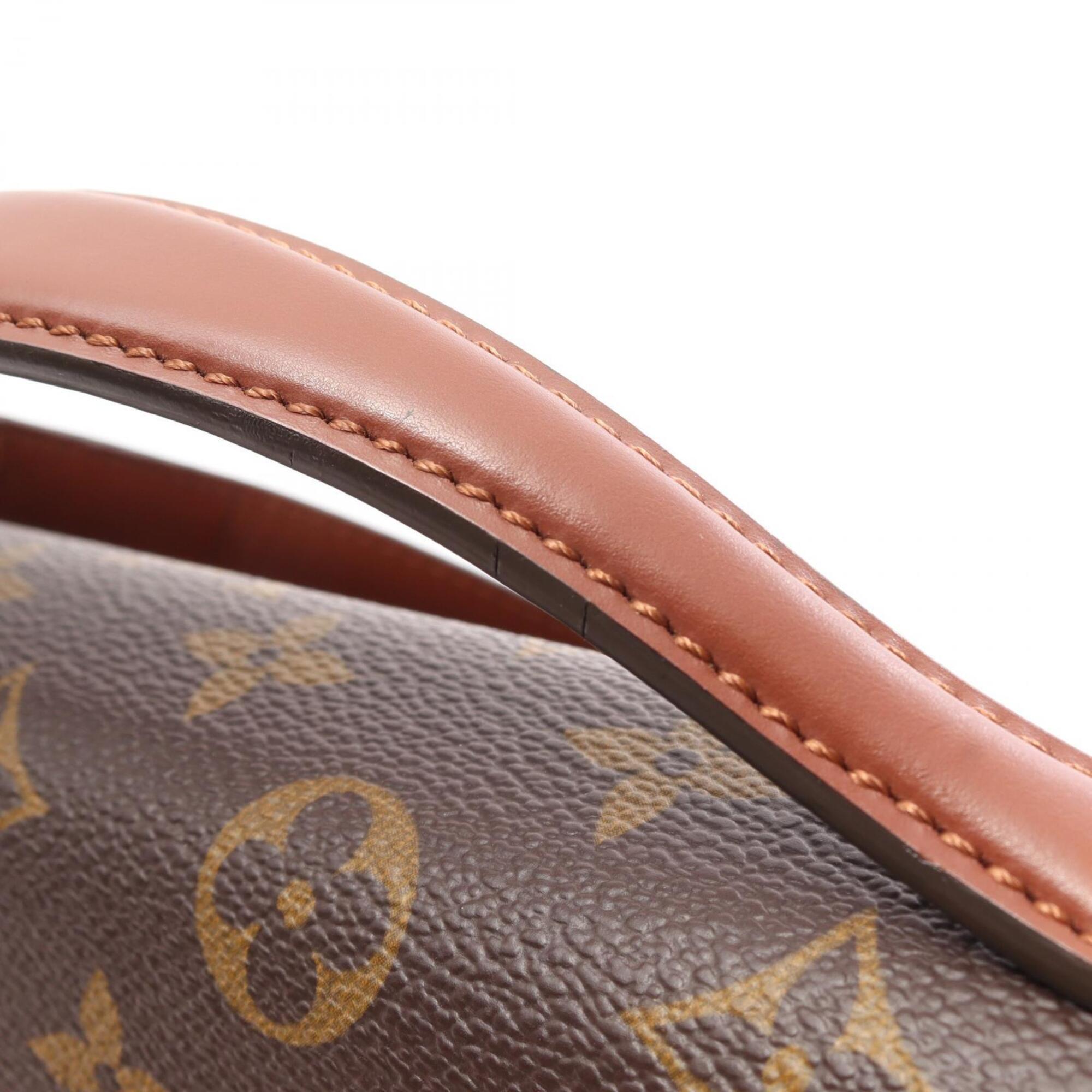 Louis Vuitton Brown Coated Canvas Monogram Pvc Leather Handbag (Pre-Owned)
