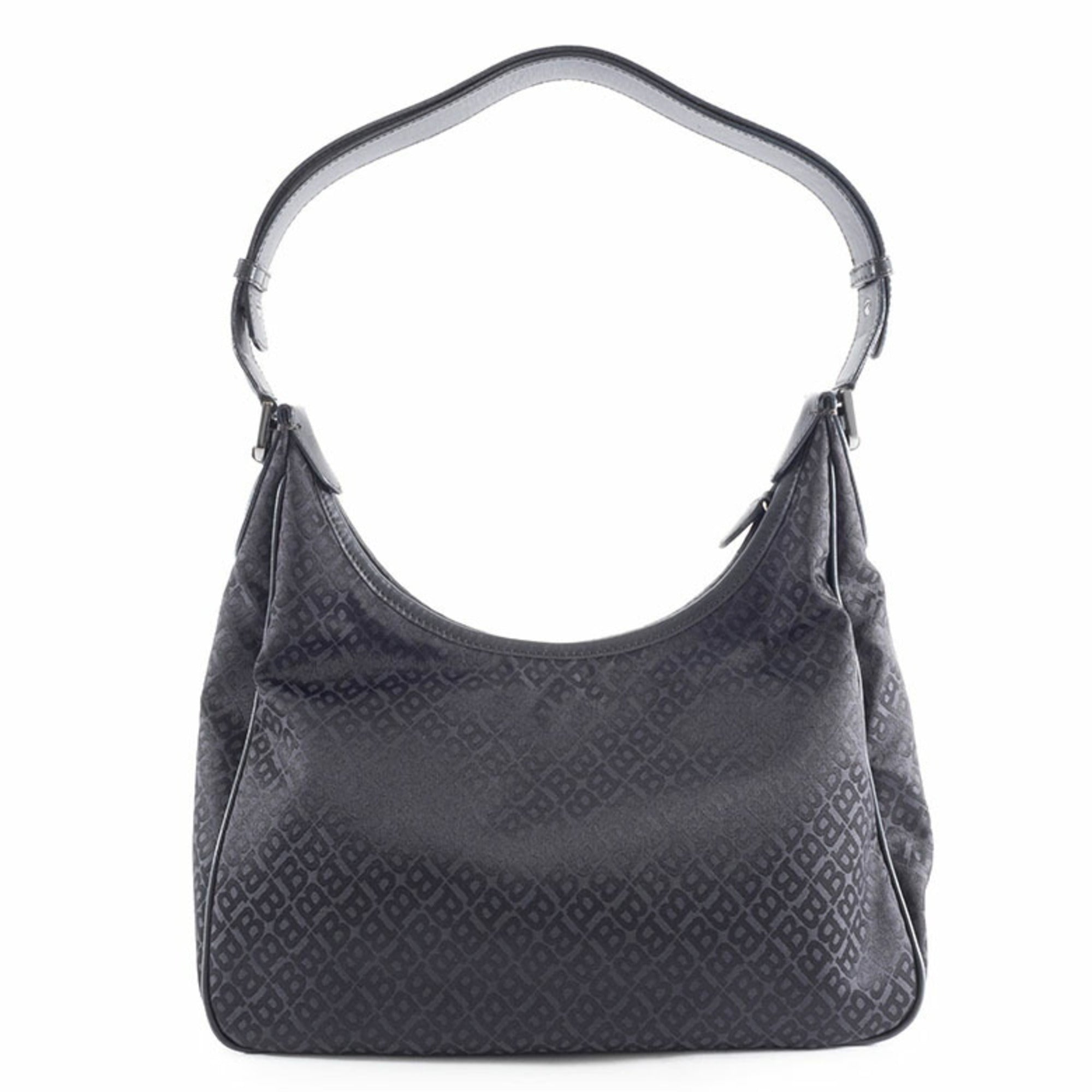 Bally Black Nylon Leather Shoulder Bag (Pre-Owned)