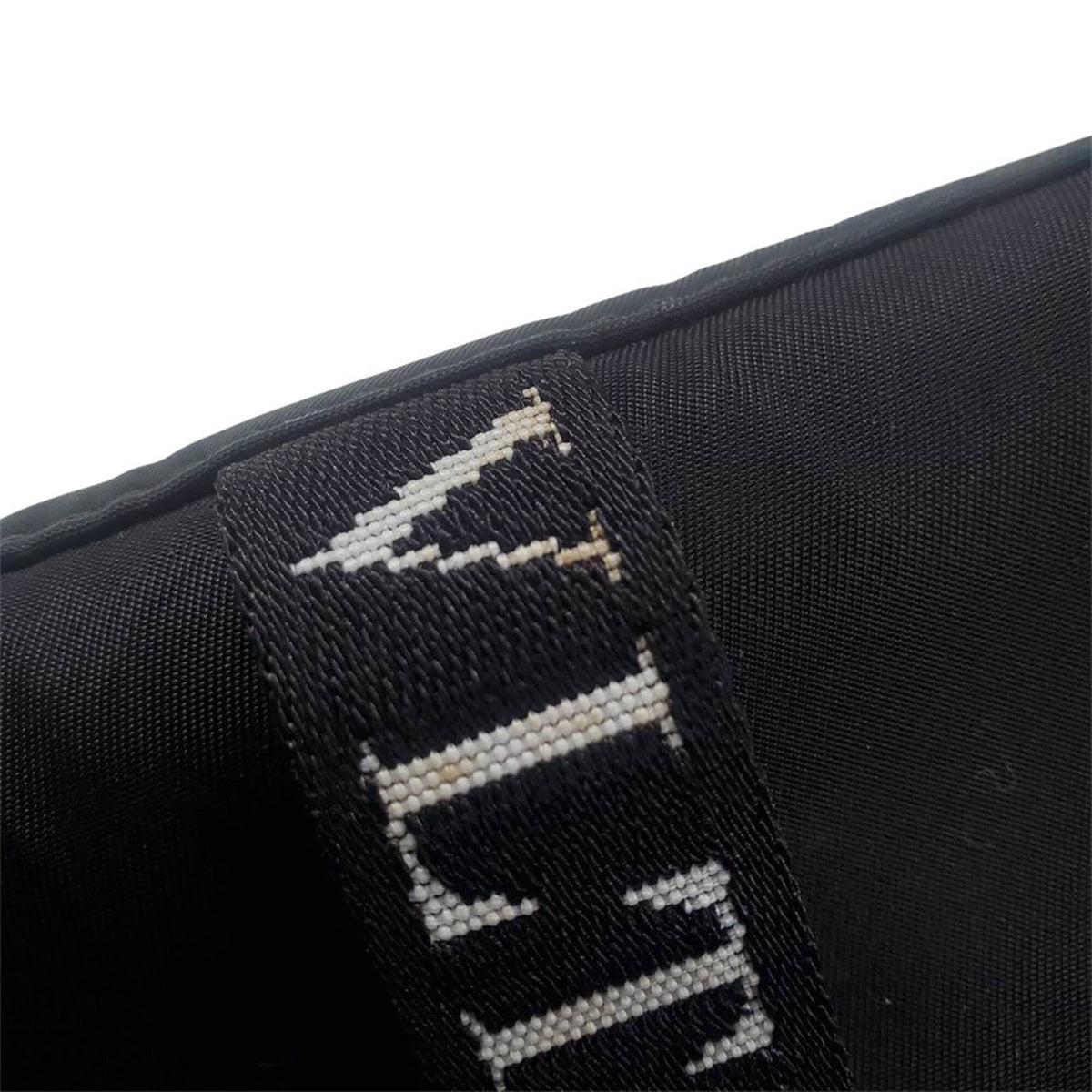 Valentino Black Nylon Handbag Sling Bag (Pre-Owned)