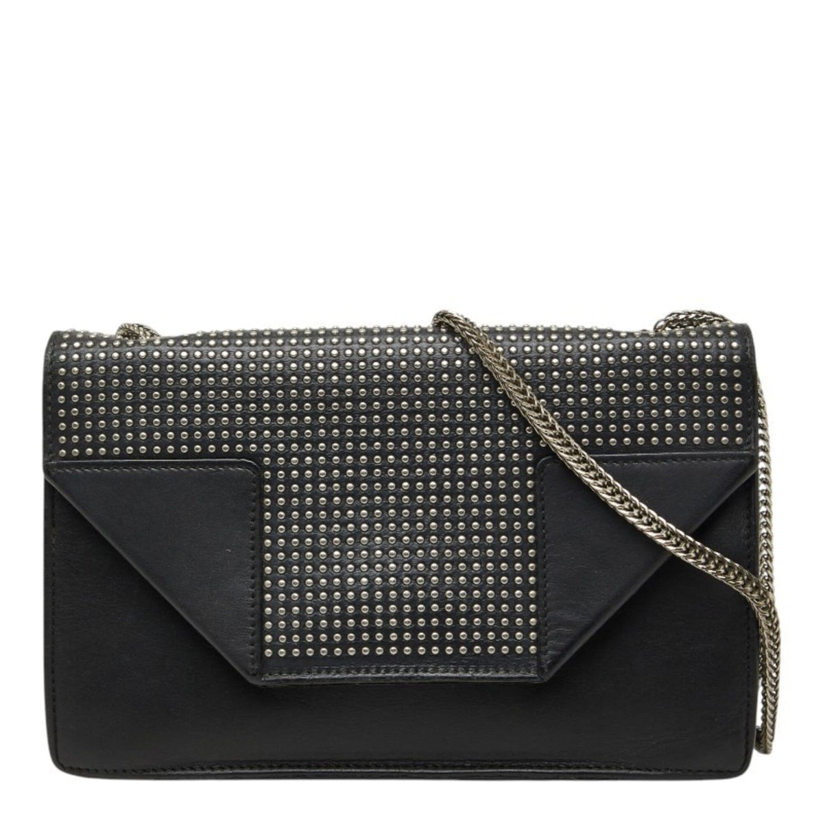 Saint Laurent Black Leather Shoulder Bag (Pre-Owned)