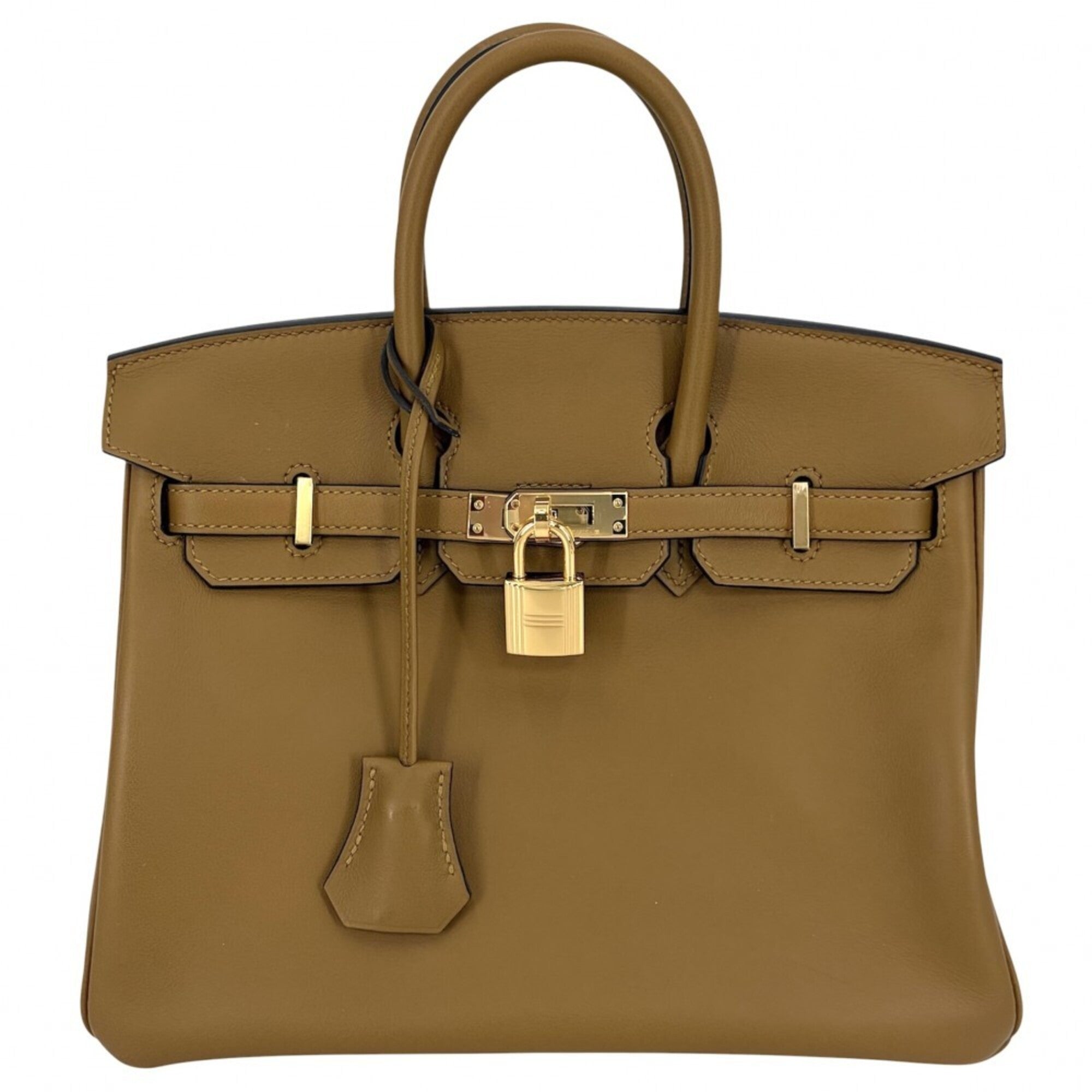 Hermes Brown Leather Handbag (Pre-Owned)