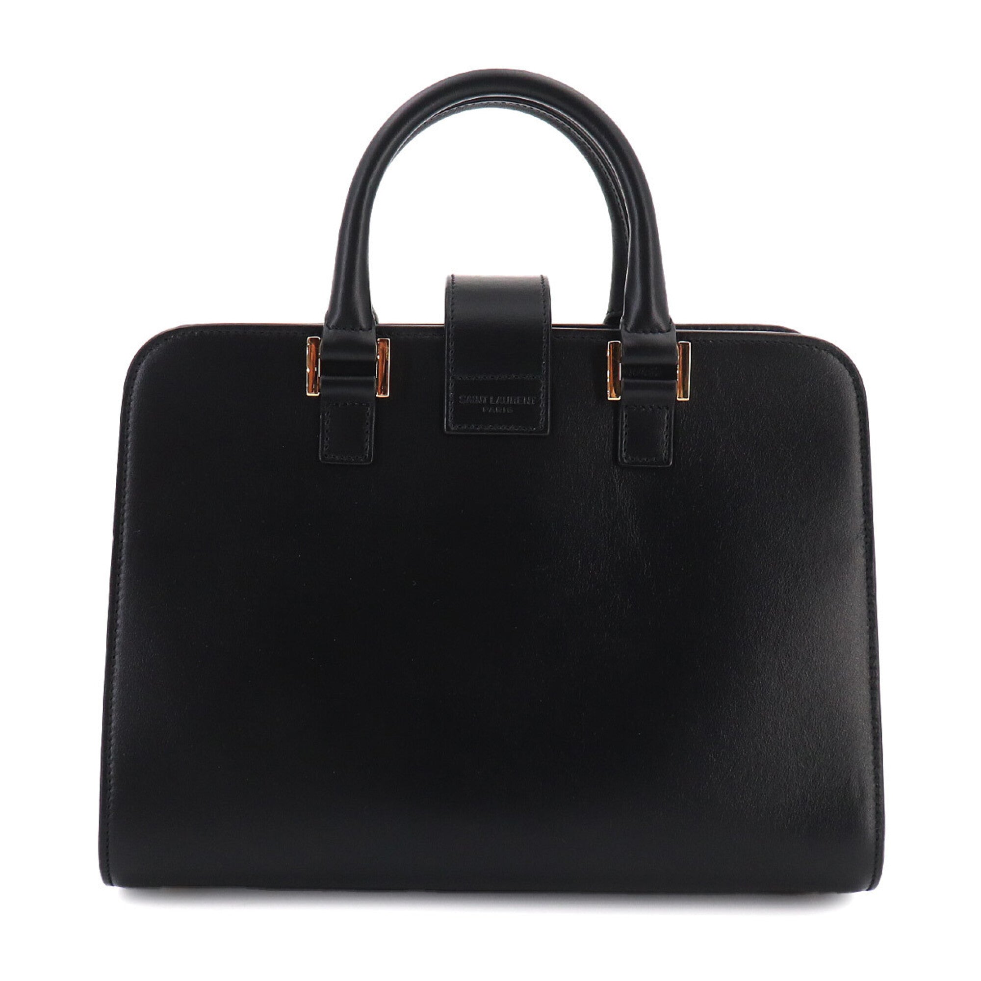 Saint Laurent Black Leather Handbag (Pre-Owned)