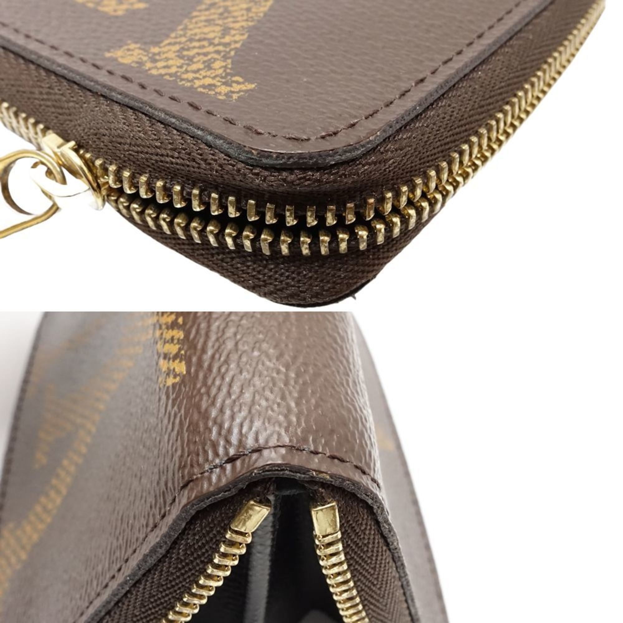Louis Vuitton Brown Monogram Canvas Coin Purse/Coin Case (Pre-Owned)