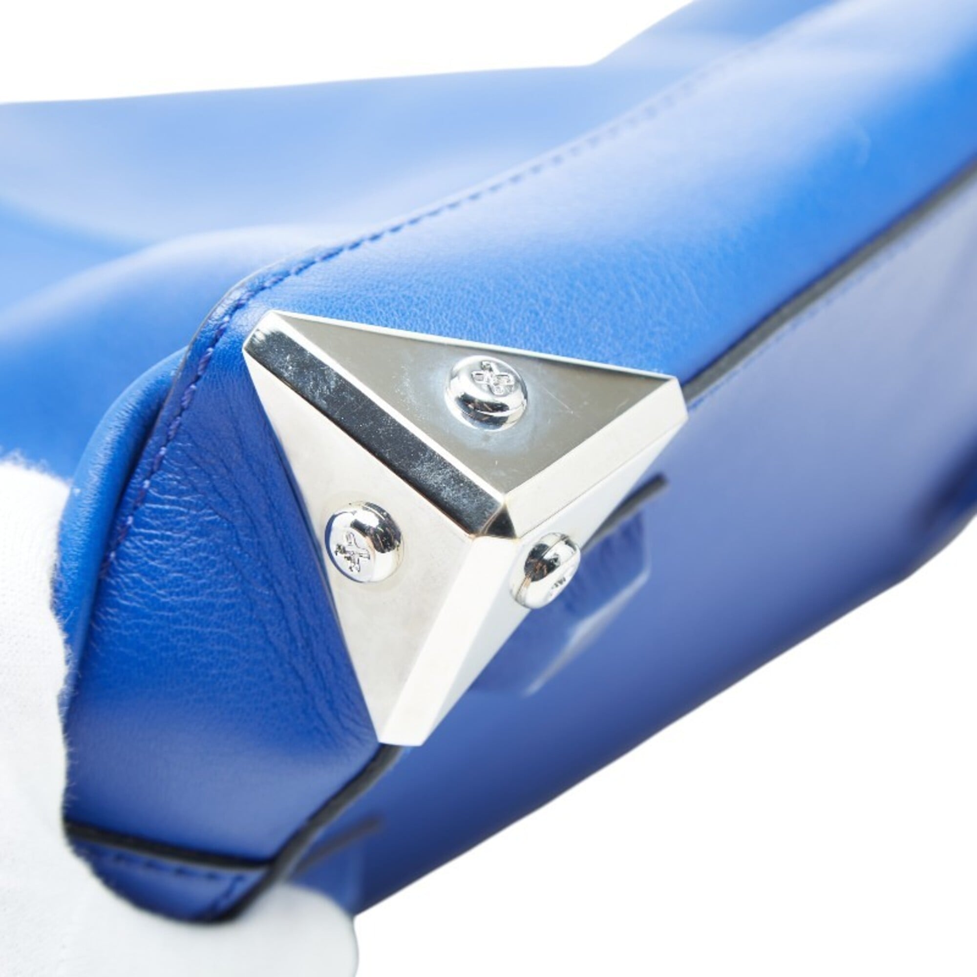 Alexander Wang Blue Leather Handbag Shoulder Bag (Pre-Owned)