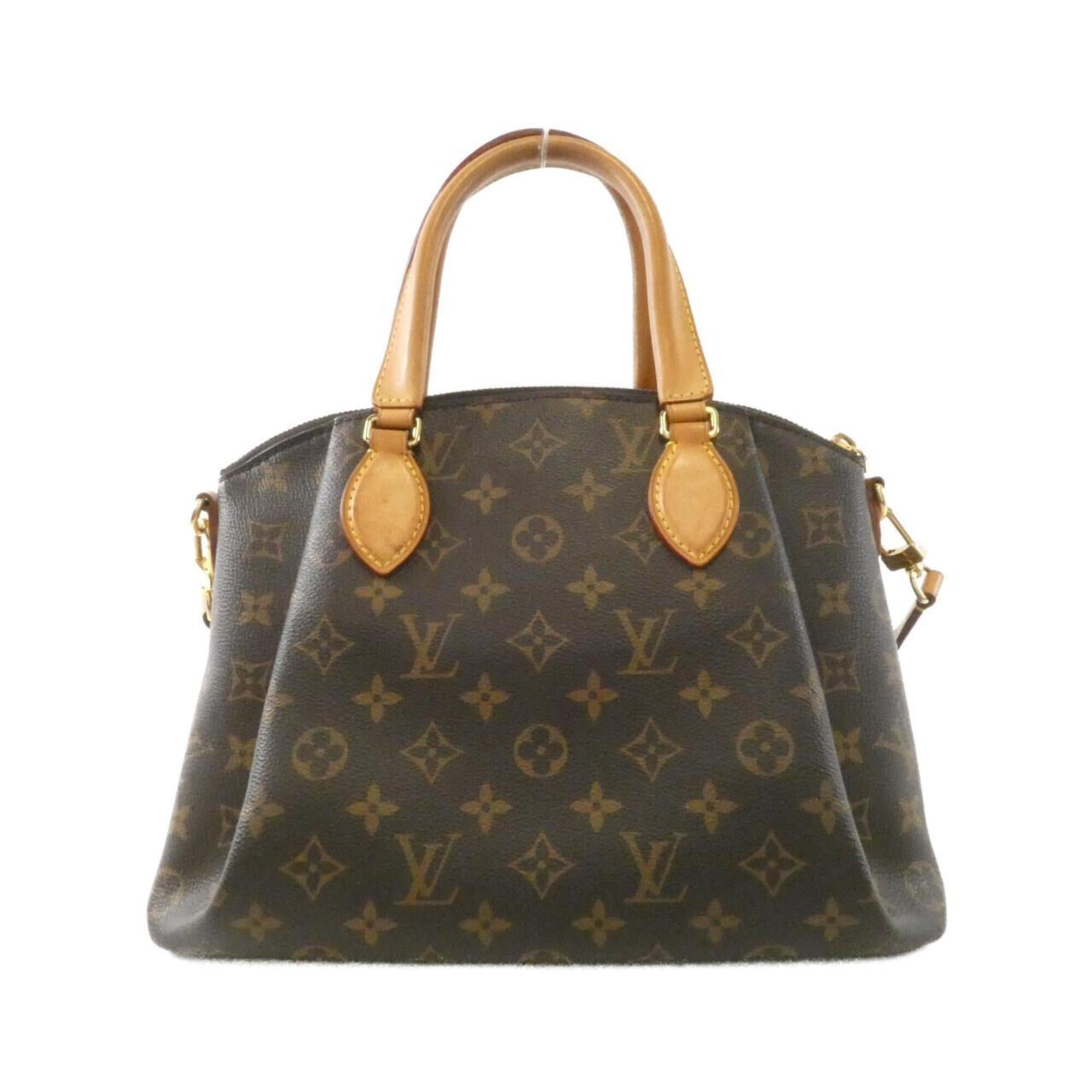 Louis Vuitton Marron Monogram Coated Canvas Handbag (Pre-Owned)