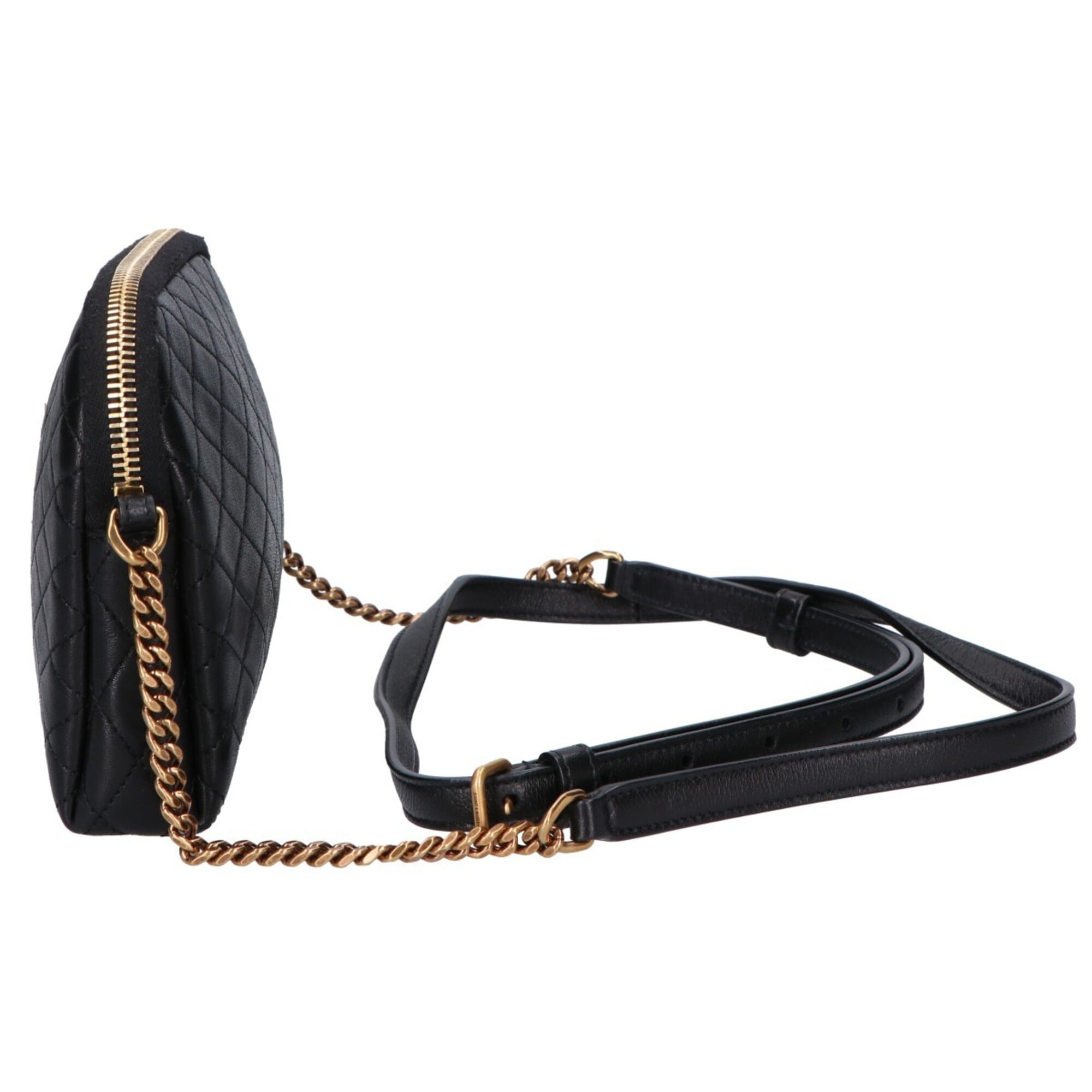 Yves Saint Laurent Black Leather Shoulder Bag (Pre-Owned)