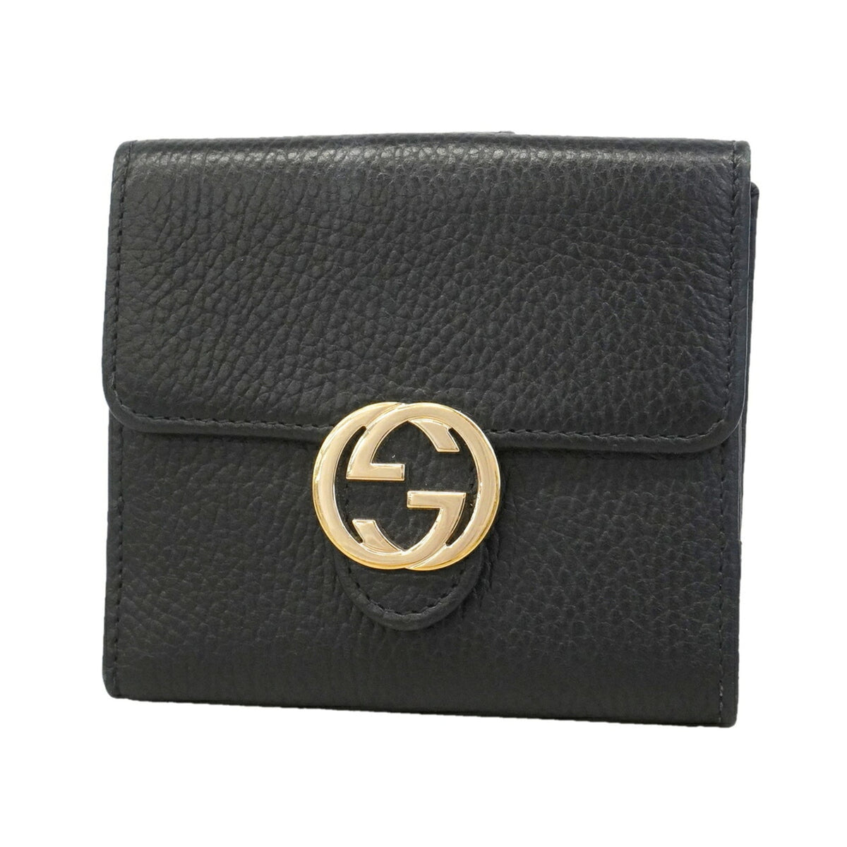 Gucci Black Leather Wallet (Bi-Fold) (Pre-Owned)