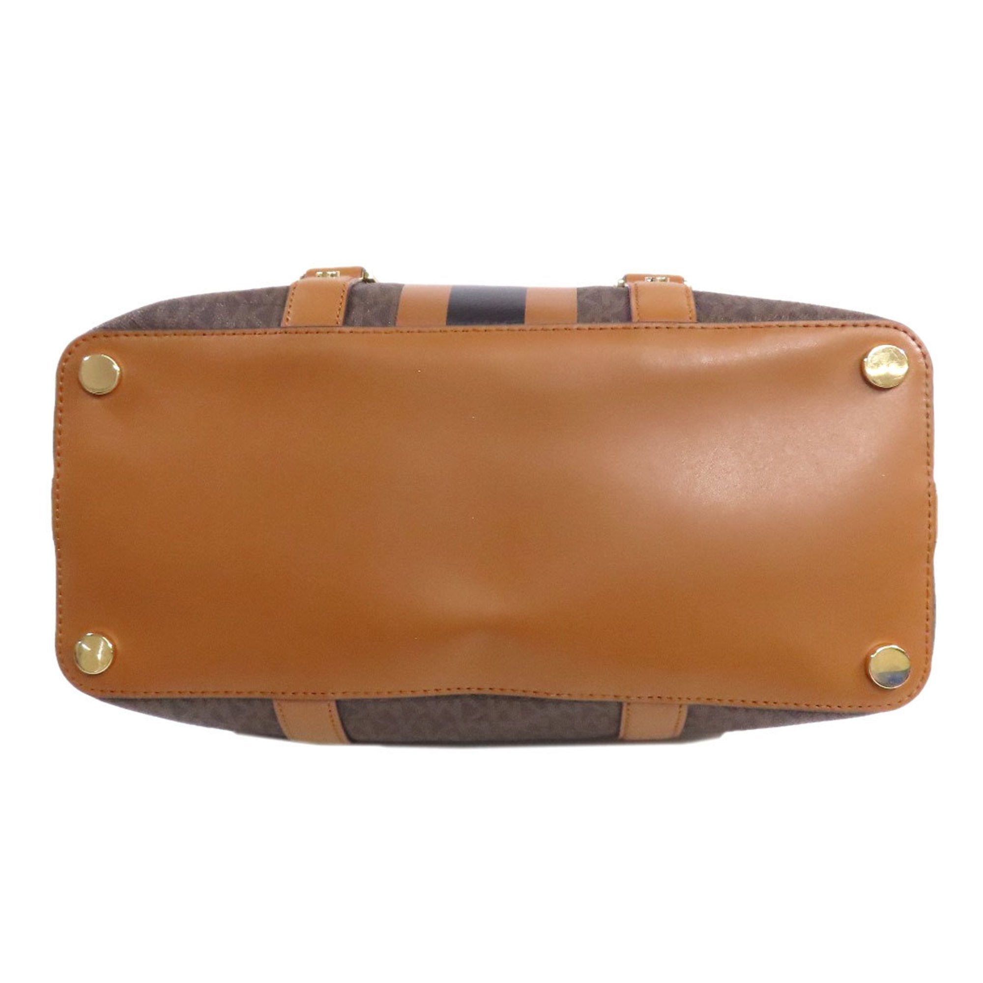 Michael Kors Brown Pvc Handbag (Pre-Owned)