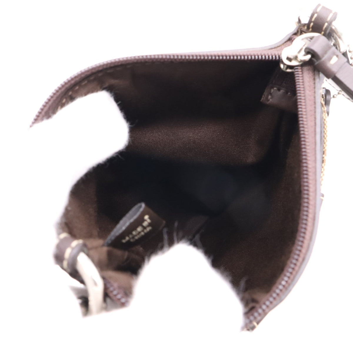 Coach Beige Brown Canvas Leather Shoulder Bag (Pre-Owned)