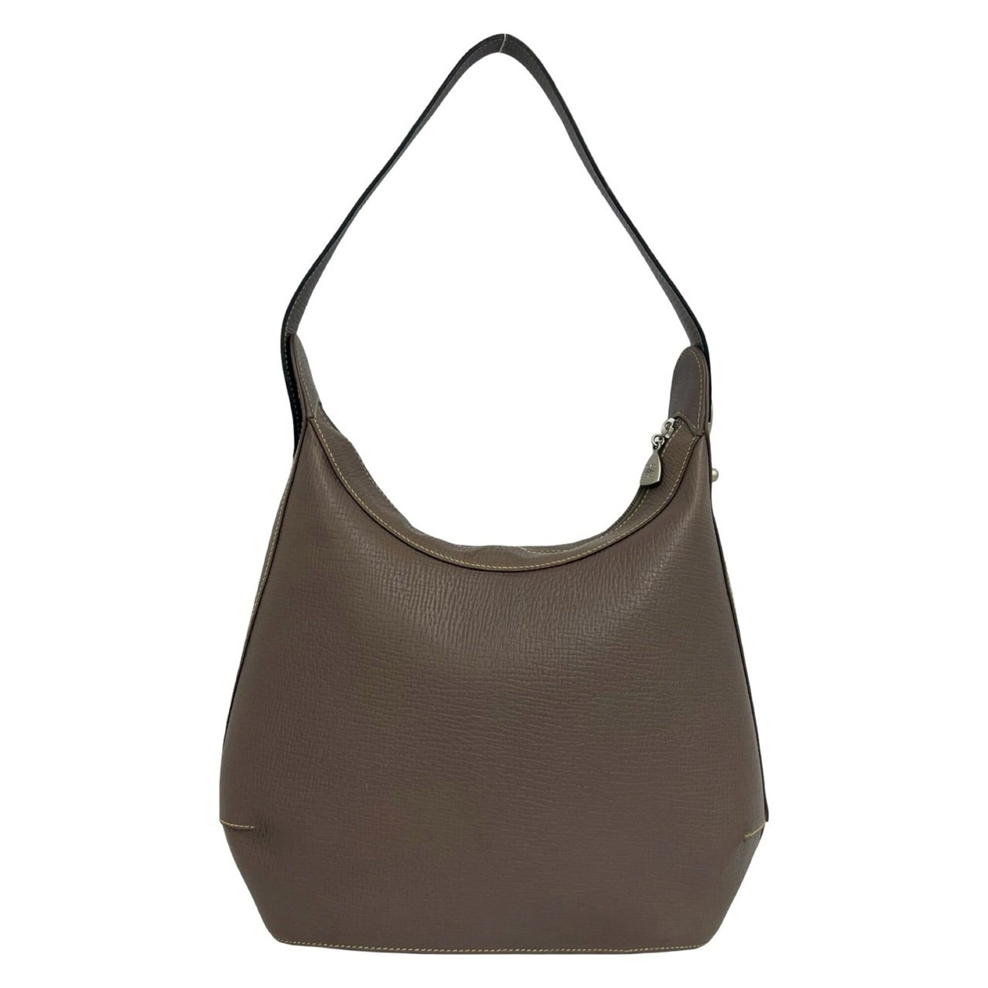 Loewe Brown Leather Shoulder Bag Tote Bag (Pre-Owned)