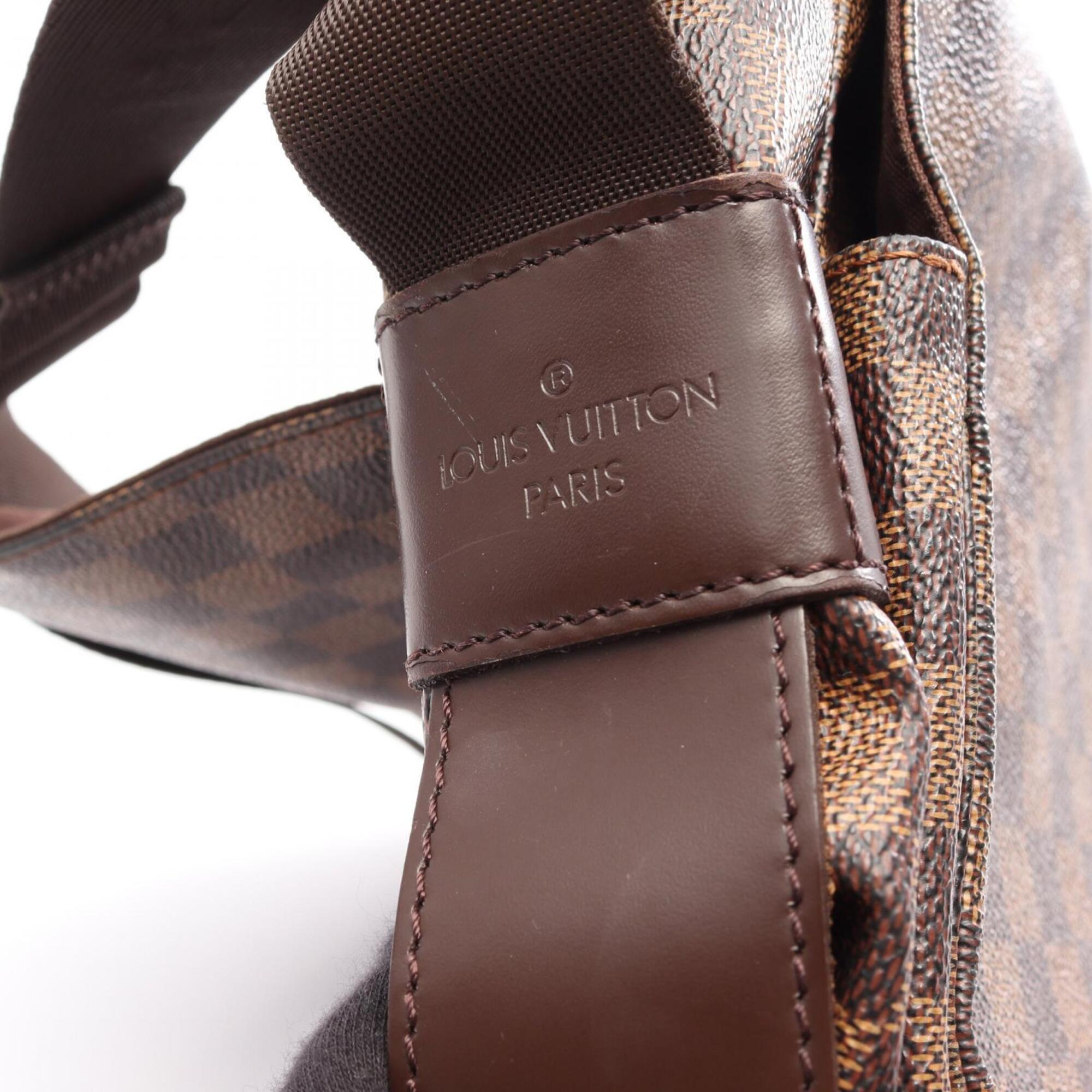 Louis Vuitton Brown Coated Canvas Pvc Leather Handbag Shoulder Bag (Pre-Owned)