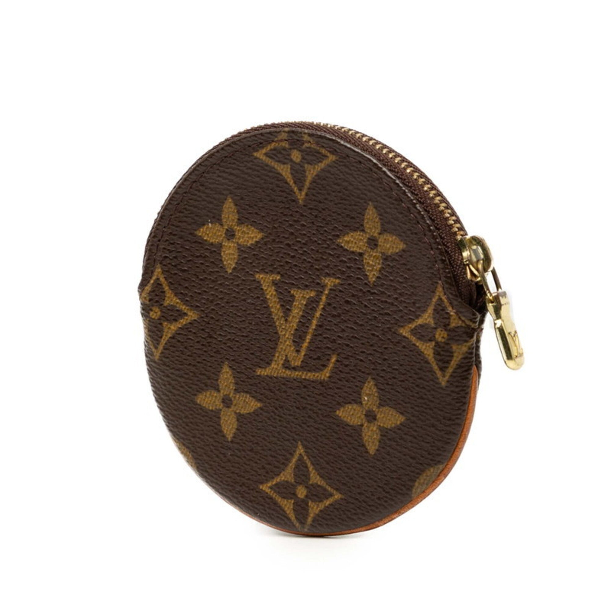 Louis Vuitton Brown Pvc Leather Coin Purse/Coin Case (Pre-Owned)