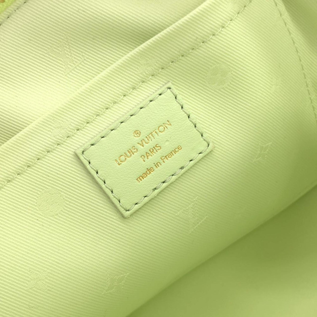 Louis Vuitton Light Green Vert Leather Handbag (Pre-Owned)