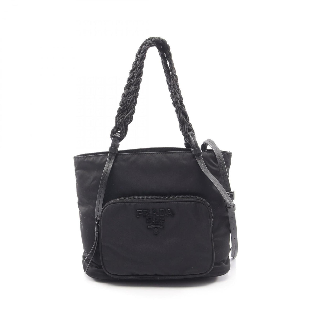 Prada Black Nylon Handbag (Pre-Owned)