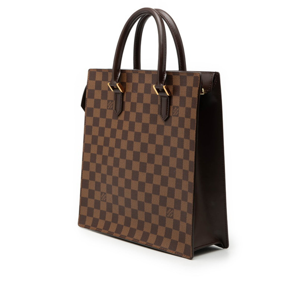 Louis Vuitton Damier Brown Pvc Leather Handbag Tote Bag (Pre-Owned)