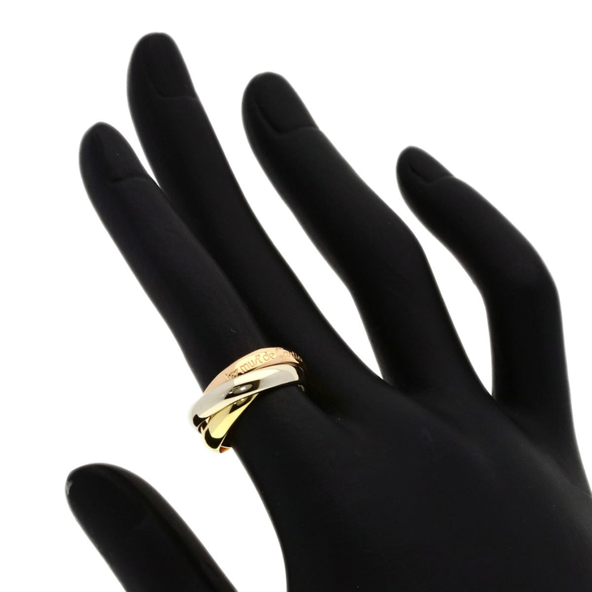 Cartier Trinity Yellow Gold (18K) Pink Gold (18K) White Gold (18K) Band Ring (Pre-Owned)