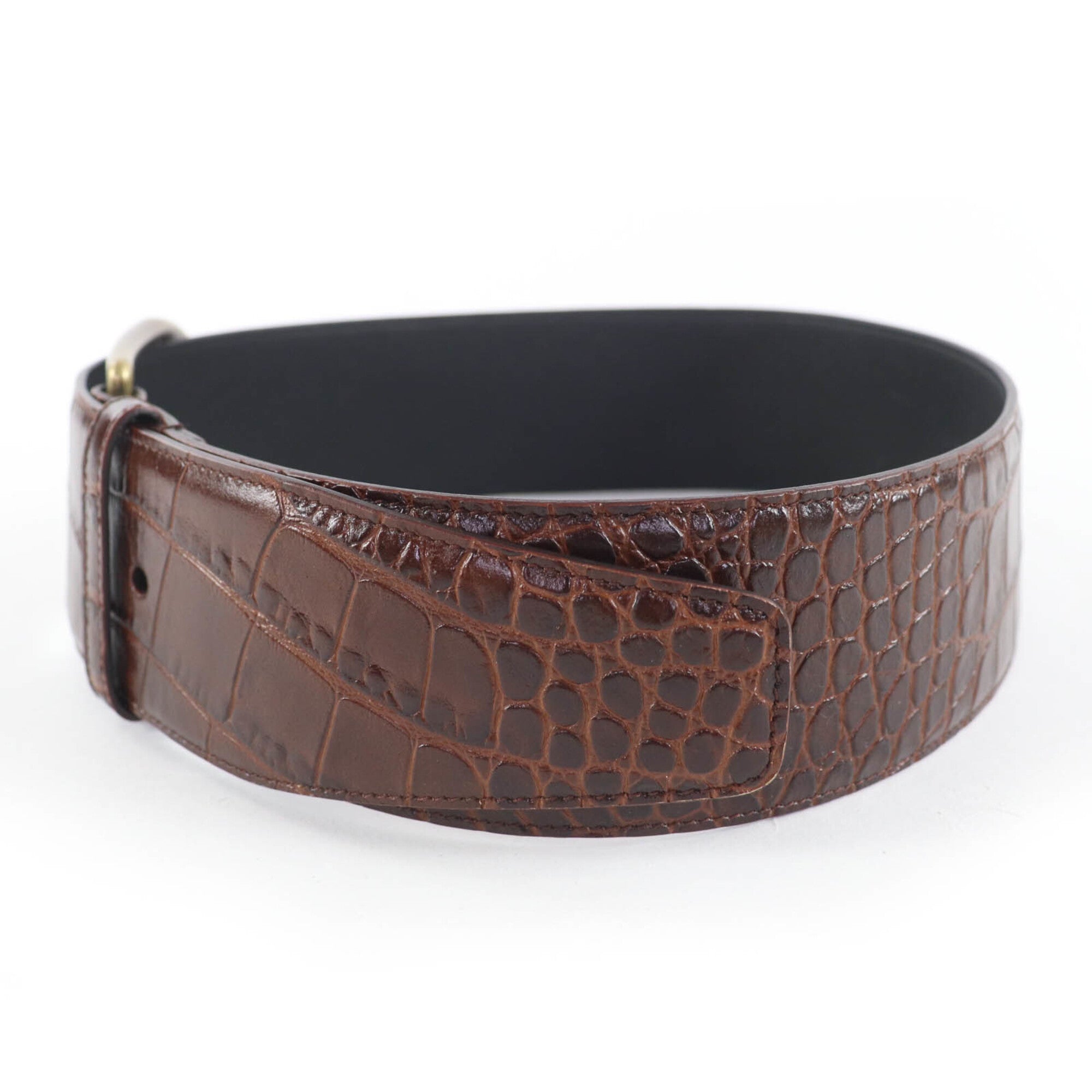 Saint Laurent Brown Standard Belt (Pre-Owned)