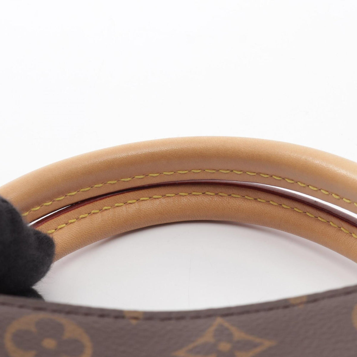 Louis Vuitton Brown Pvc Coated Canvas Leather Handbag (Pre-Owned)