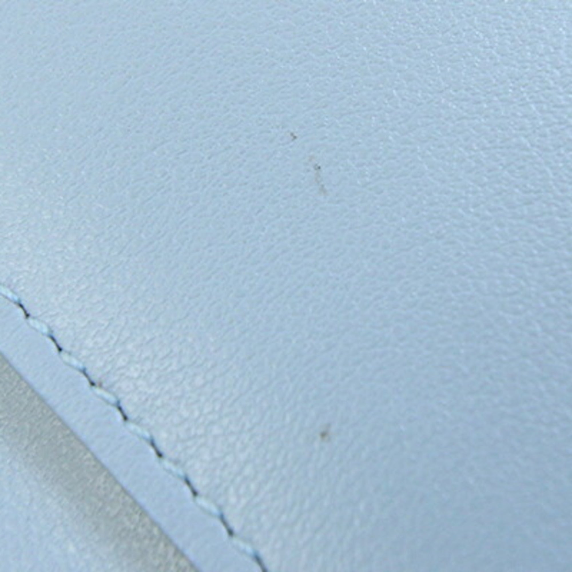 Bottega Veneta Intrecciato Light Blue Leather Canvas Wallet (Bi-Fold) (Pre-Owned)