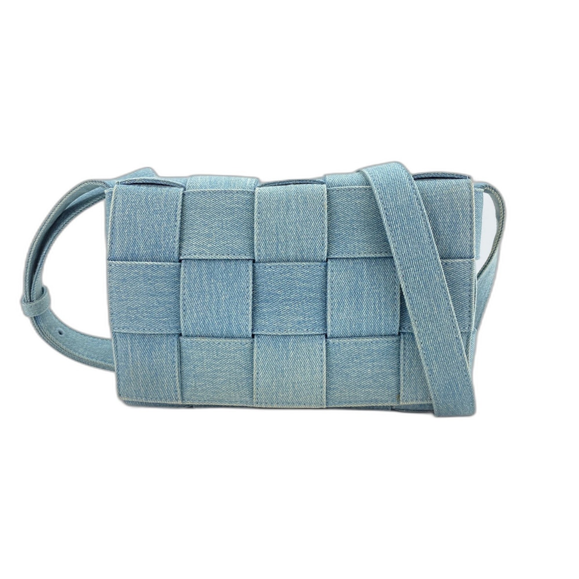 Bottega Veneta Blue Shoulder Bag (Pre-Owned)