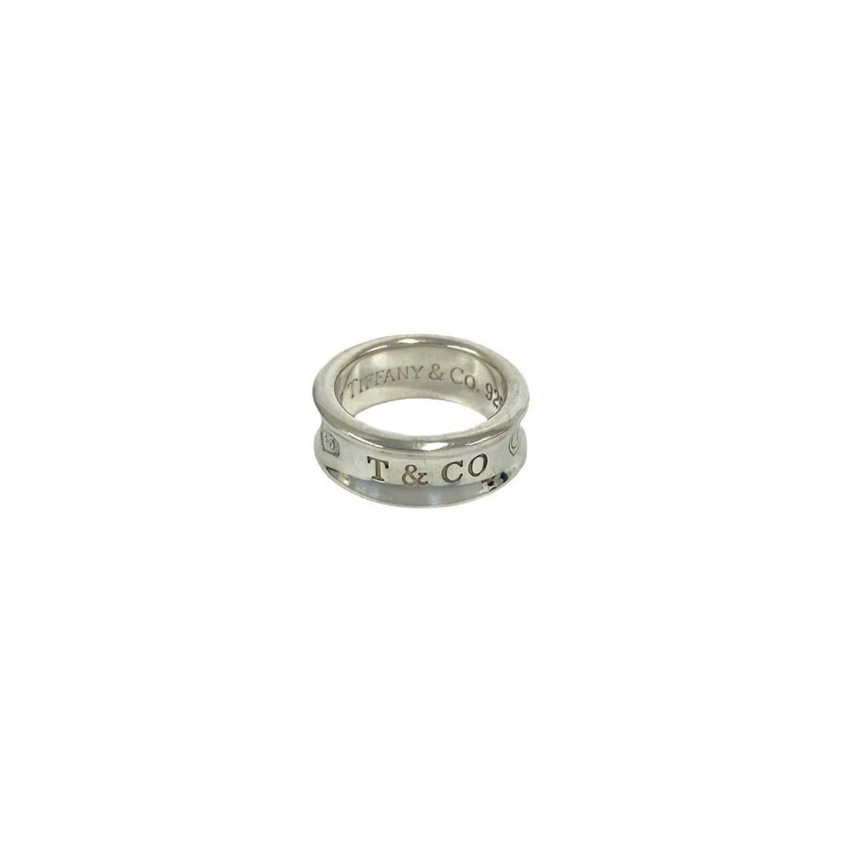 Tiffany Silver Silver 925 Band Ring (Pre-Owned)