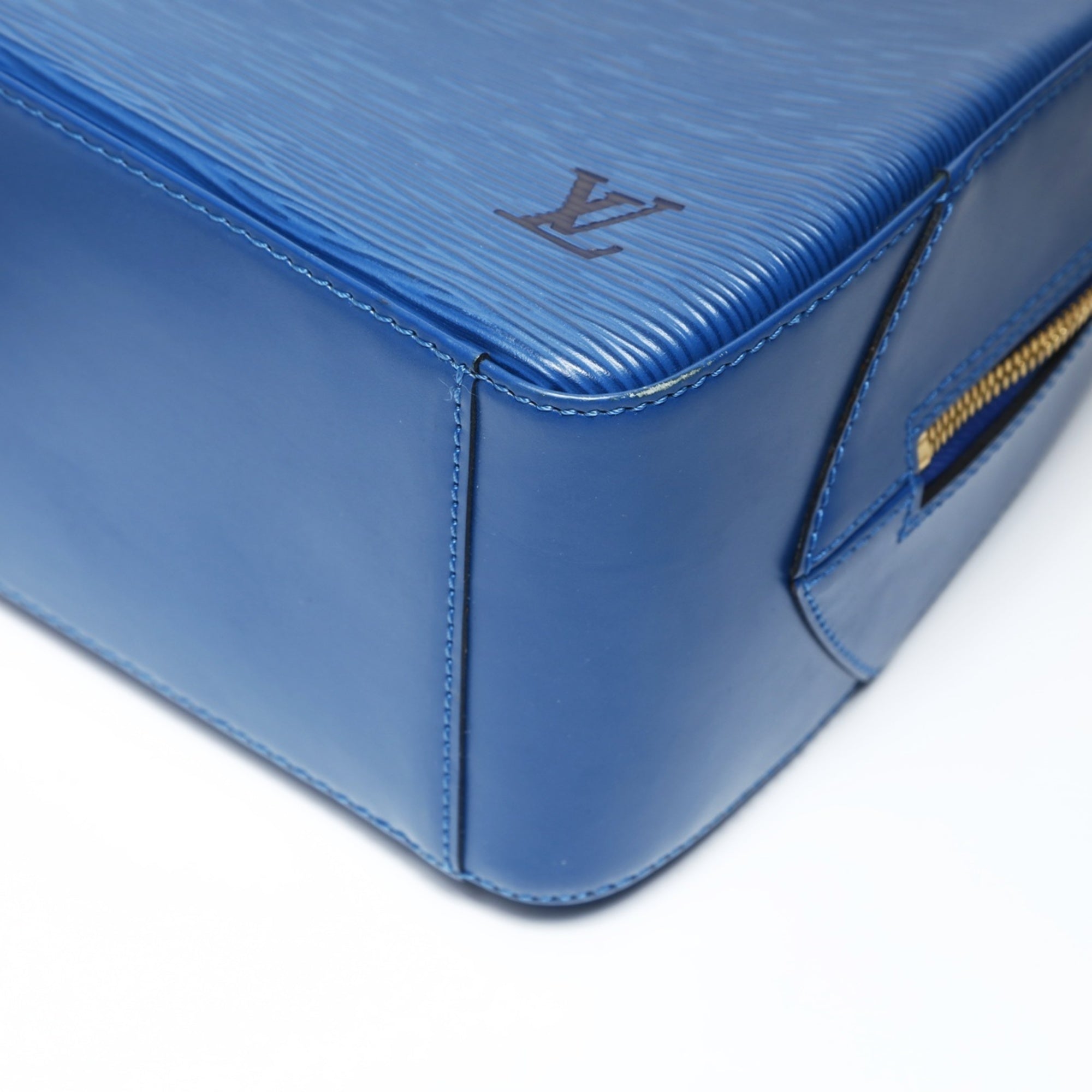 Louis Vuitton Epi Blue Epi Leather Handbag (Pre-Owned)