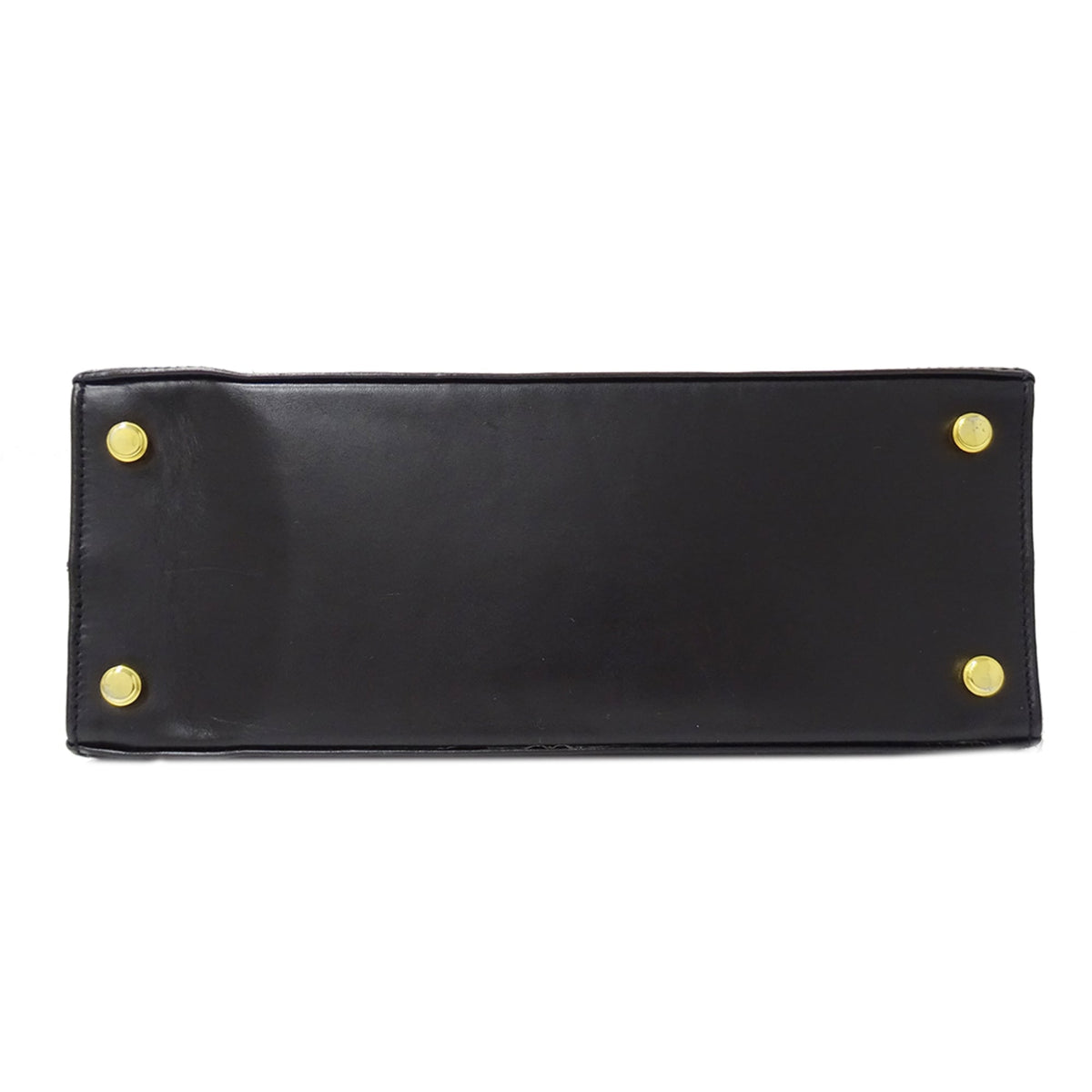Salvatore Ferragamo Black Leather Handbag Shoulder Bag (Pre-Owned)