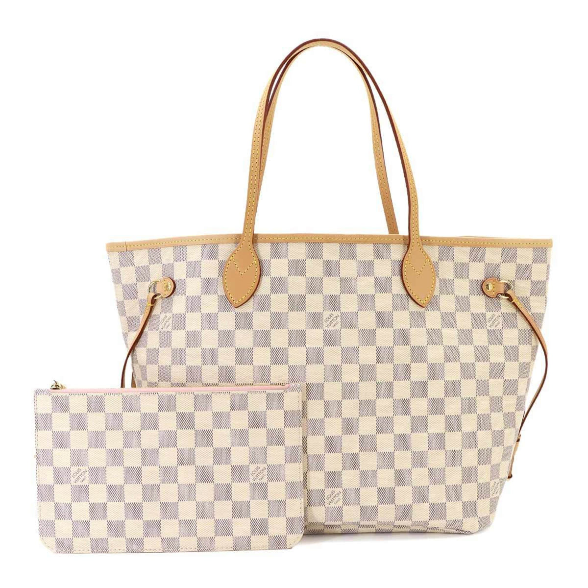 Louis Vuitton Damier Azur Damier Azur Rose Ballerine Damier Azur Handbag Tote Bag (Pre-Owned)