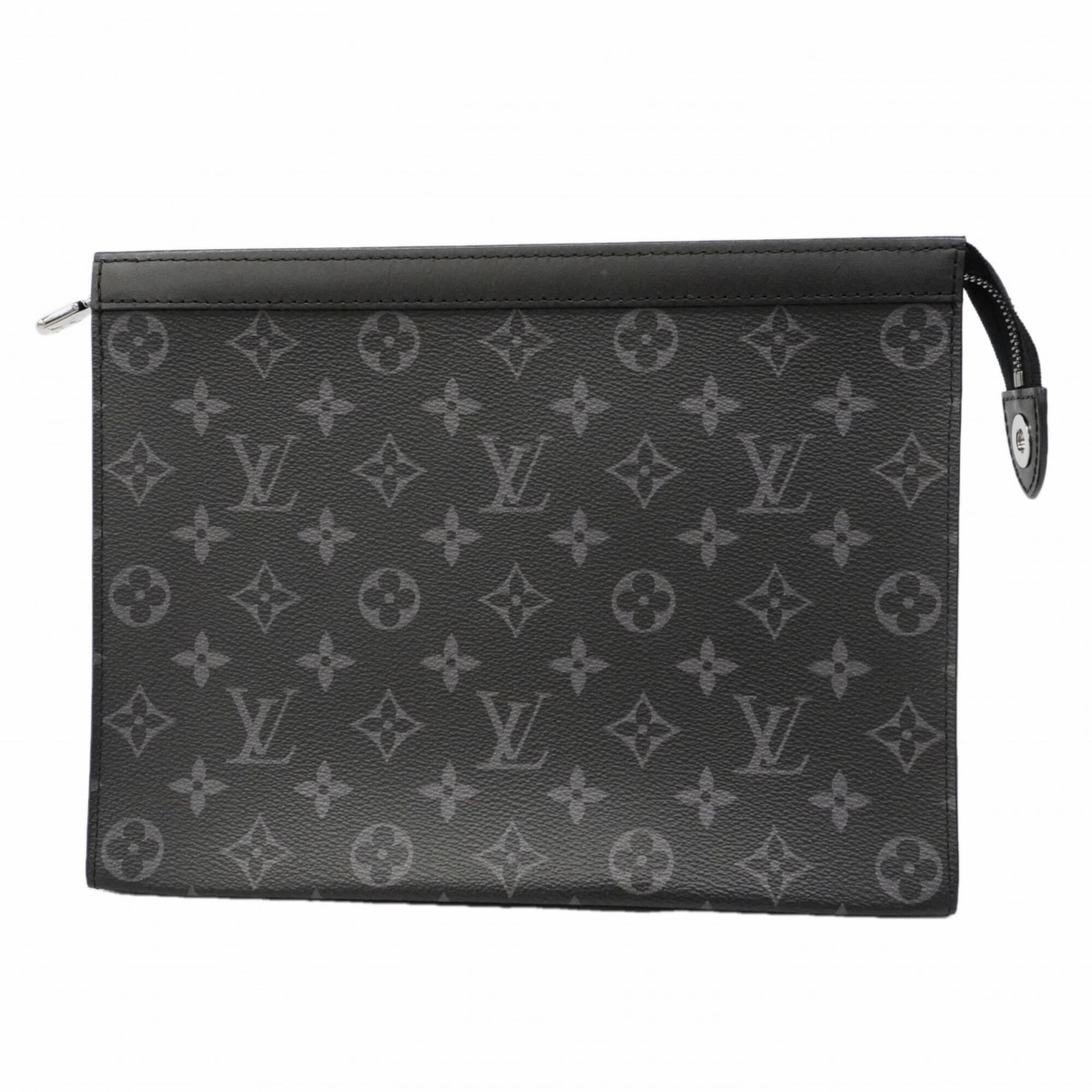 Louis Vuitton Black Clutch Bag (Pre-Owned)
