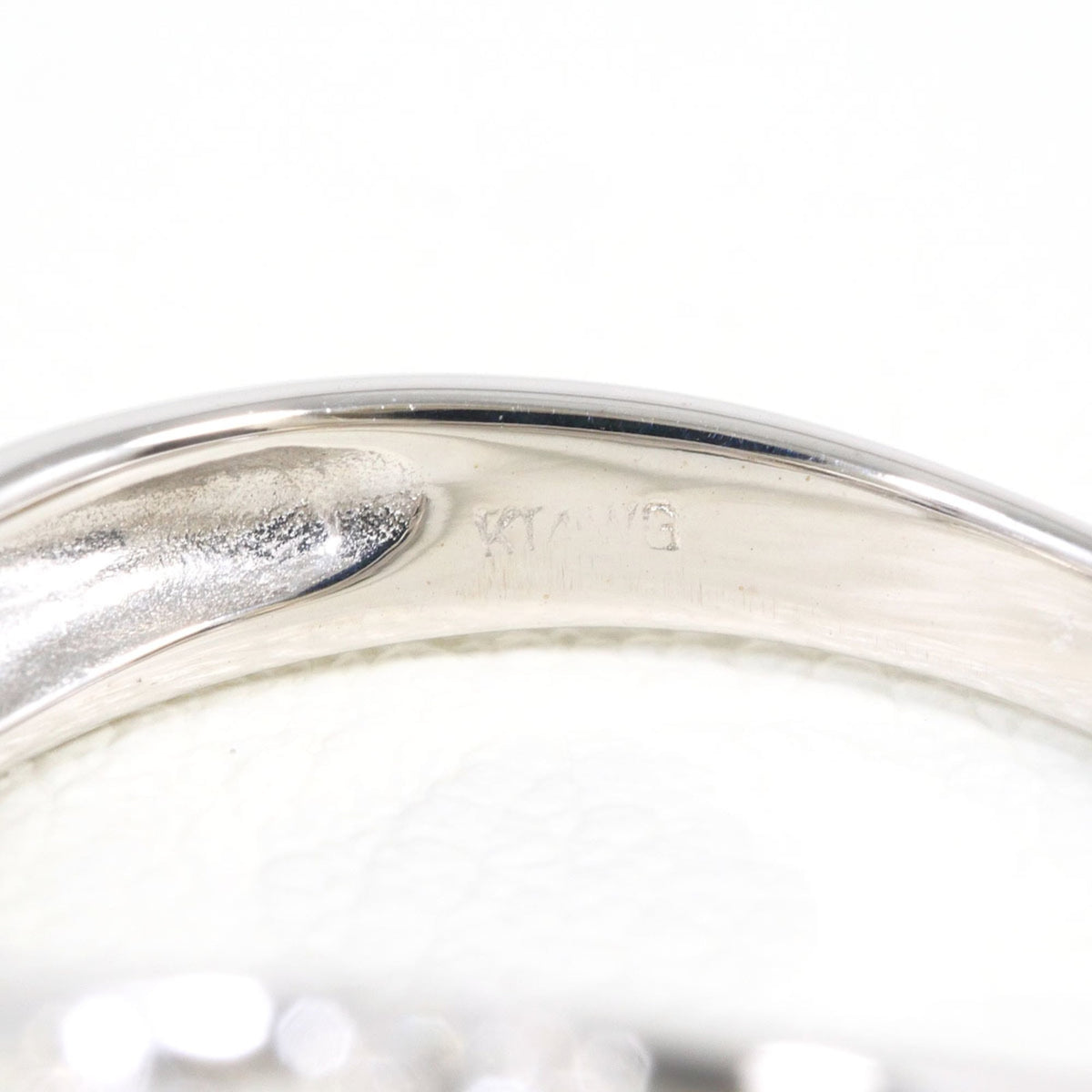 Unbranded White Gold White Gold (14K) Band Ring (Pre-Owned)