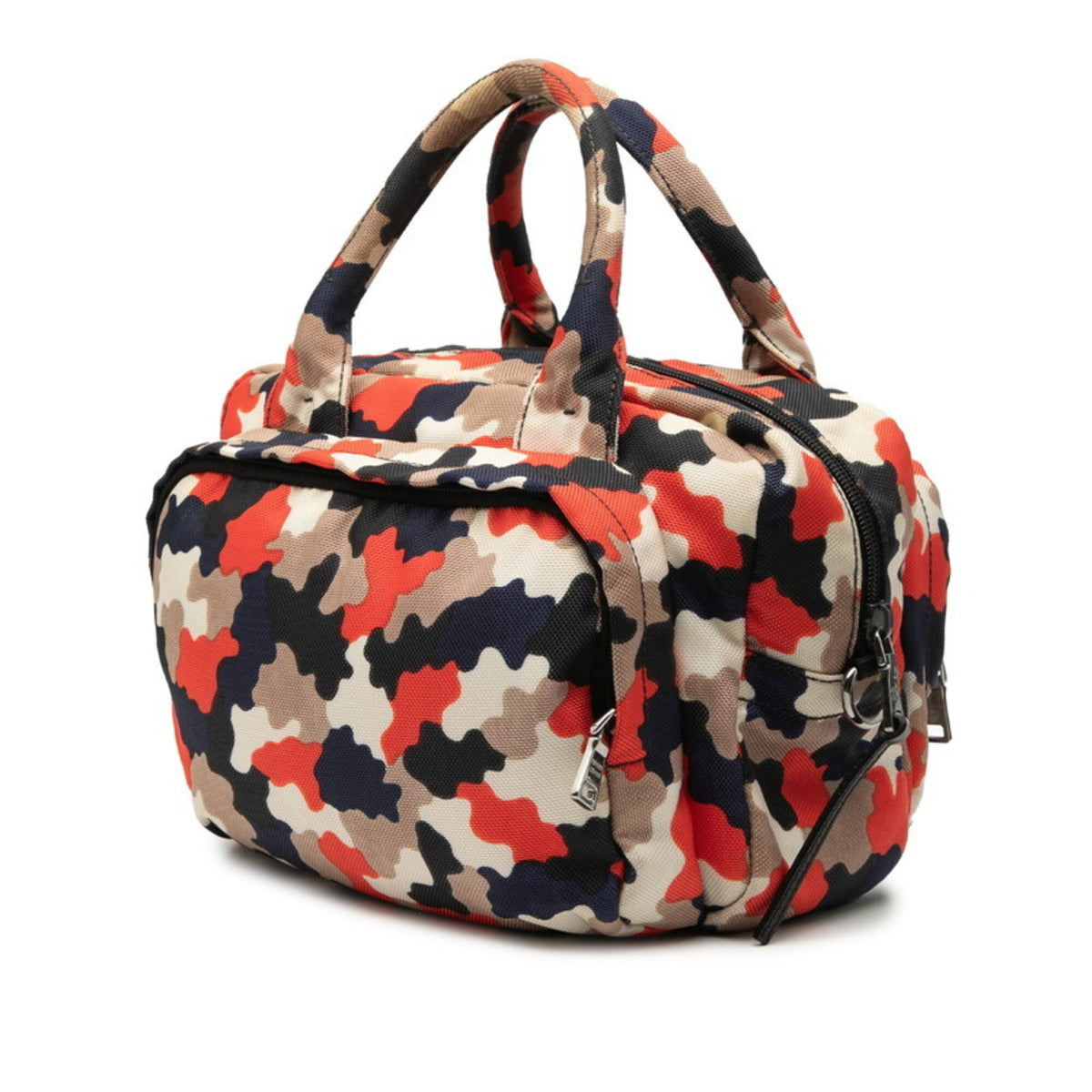 Prada Multi-Color Canvas Handbag Shoulder Bag (Pre-Owned)