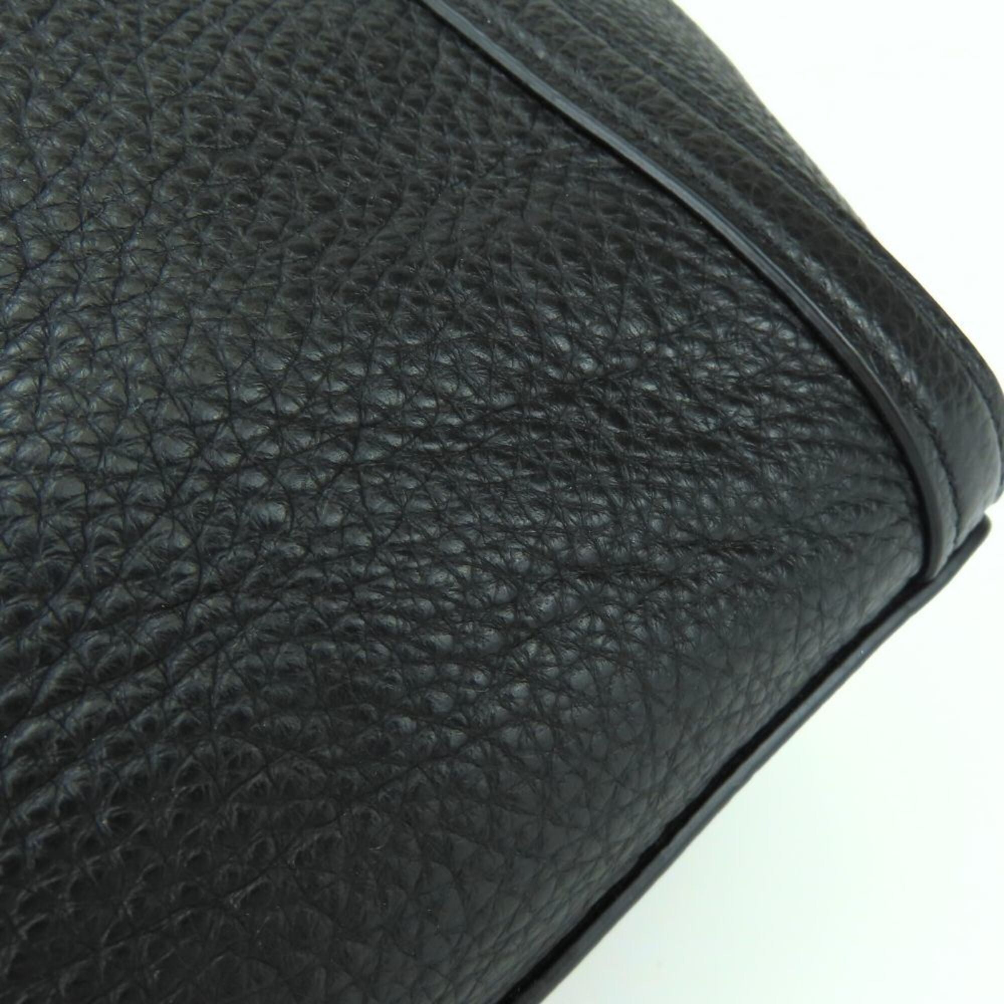 Coach Black Leather Tote Bag (Pre-Owned)