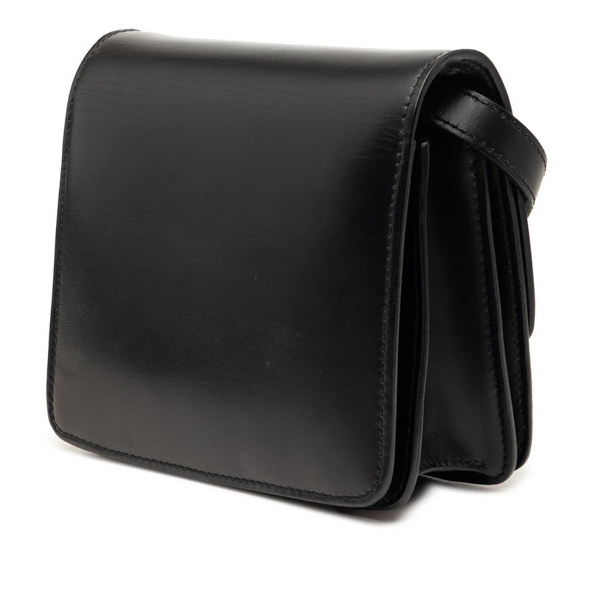 Celine Black Leather Shoulder Bag (Pre-Owned)