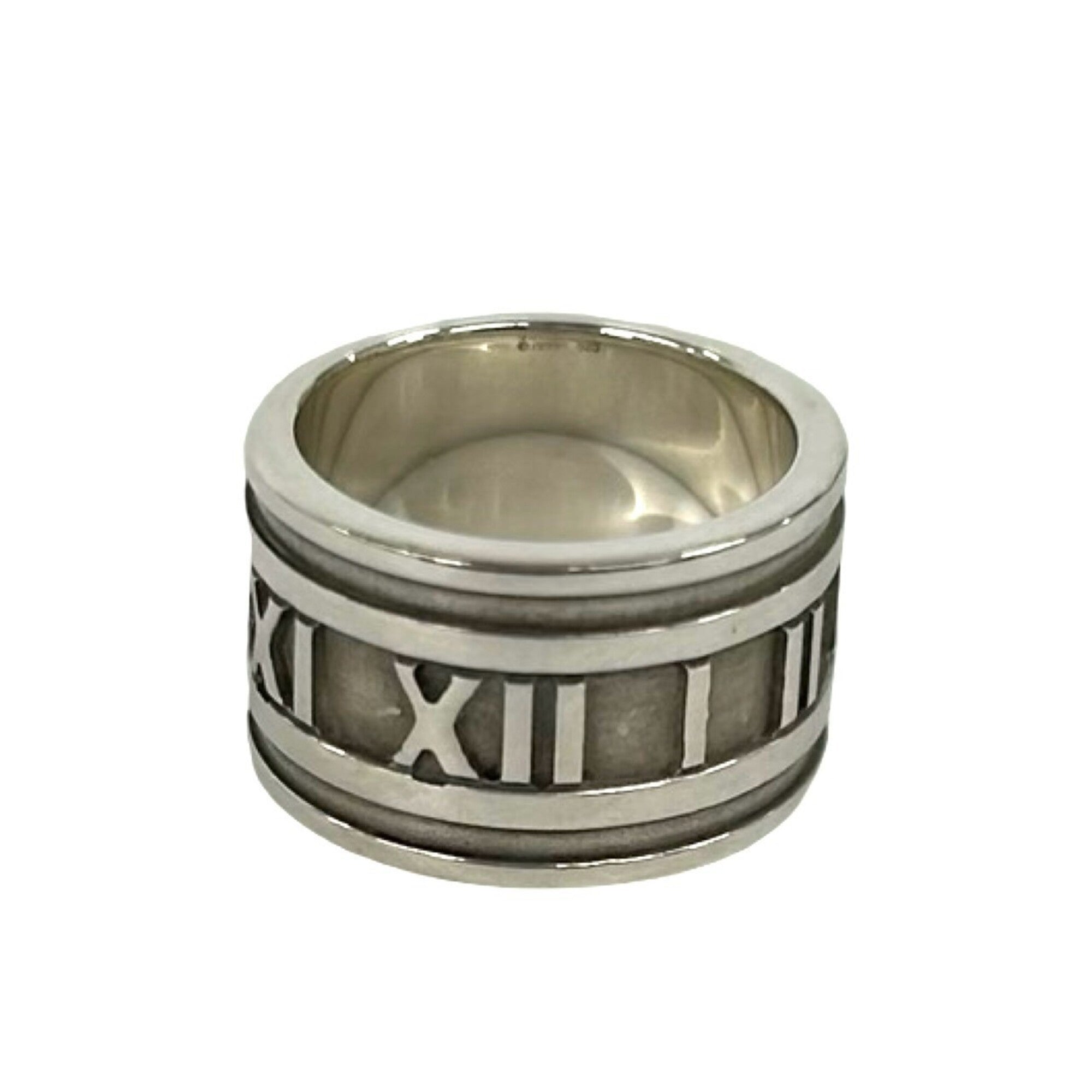 Tiffany Silver Silver 925 Band Ring (Pre-Owned)