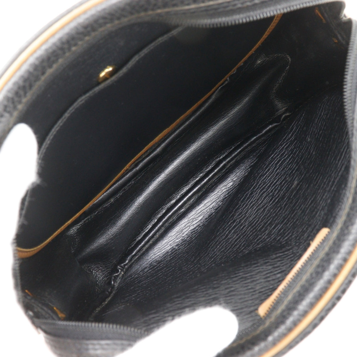 Christian Dior Black Leather Shoulder Bag (Pre-Owned)