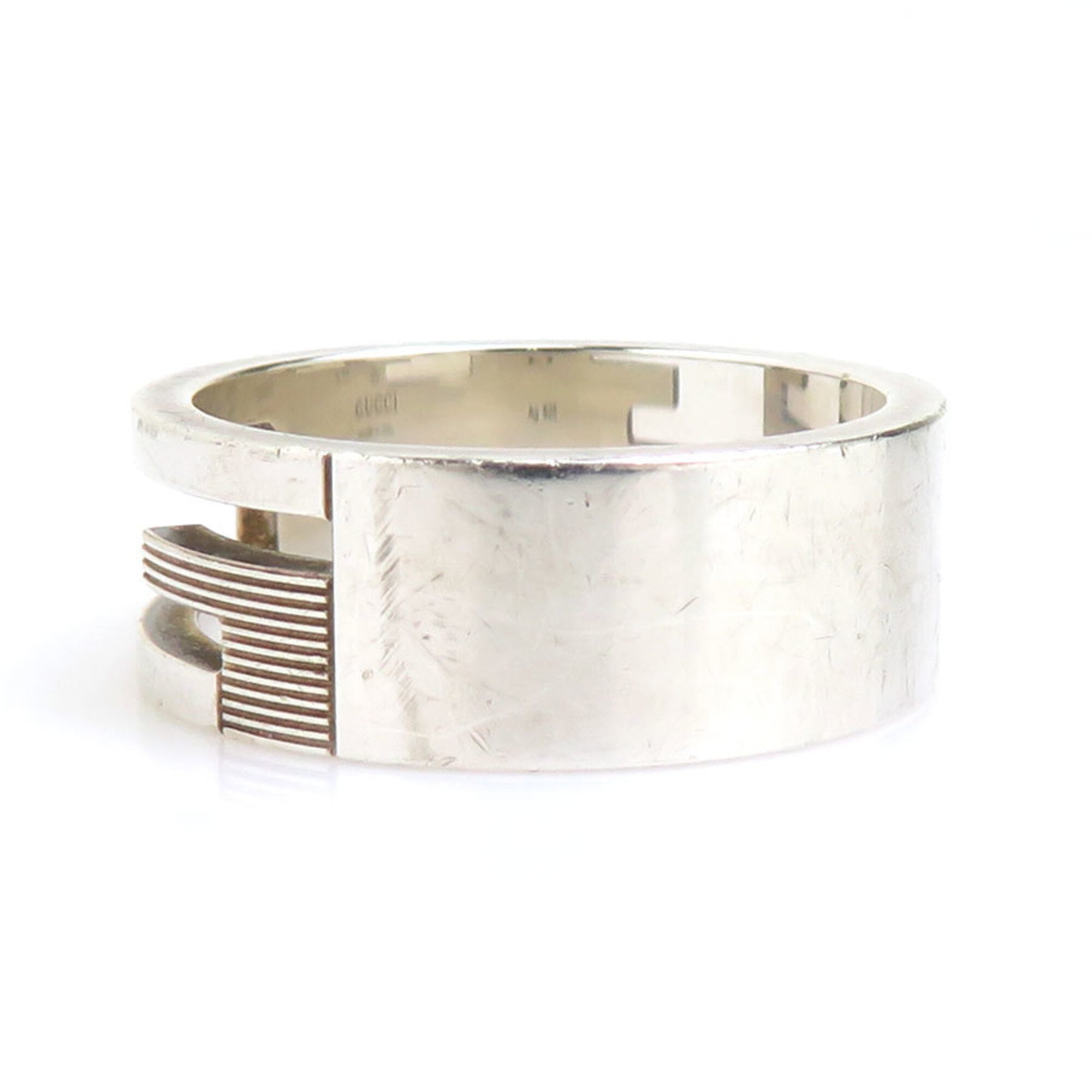 Gucci Silver Silver 925 Band Ring (Pre-Owned)