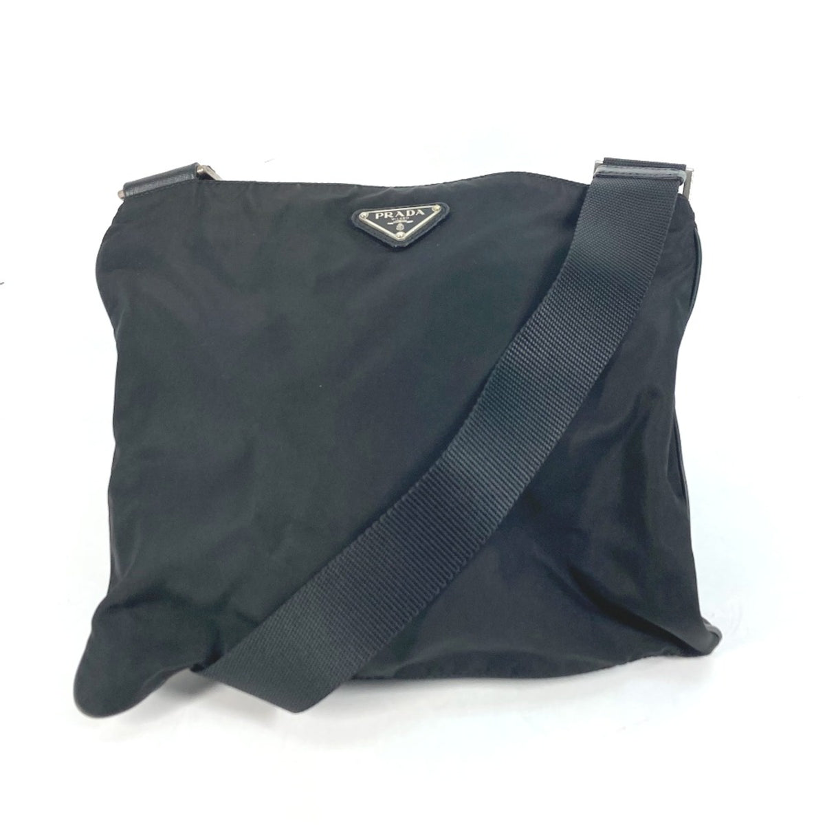 Prada Black Cloth Shoulder Bag (Pre-Owned)