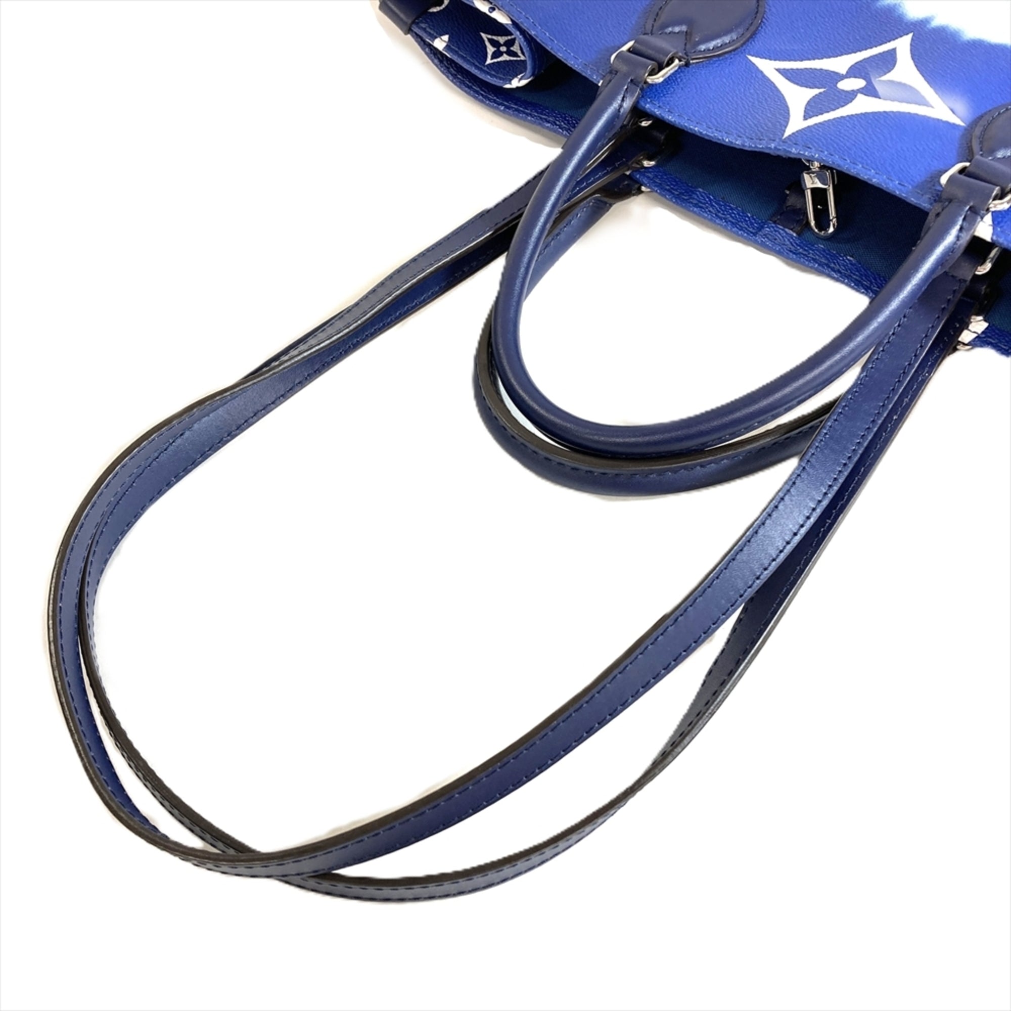 Louis Vuitton Blue Monogram Tote Bag (Pre-Owned)