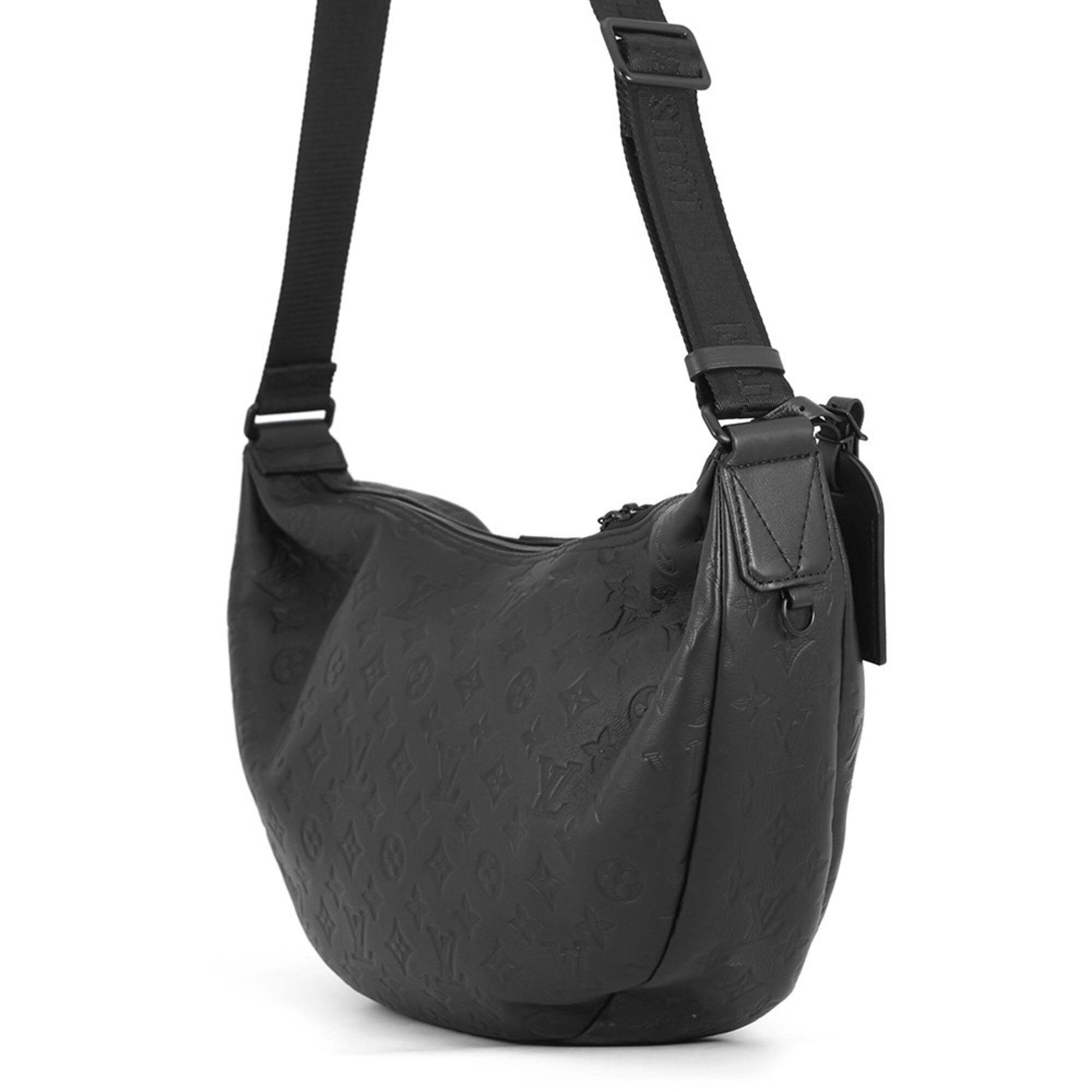 Louis Vuitton Monogram Shadow Black Noir Monogram Shadow Shoulder Bag (Pre-Owned)