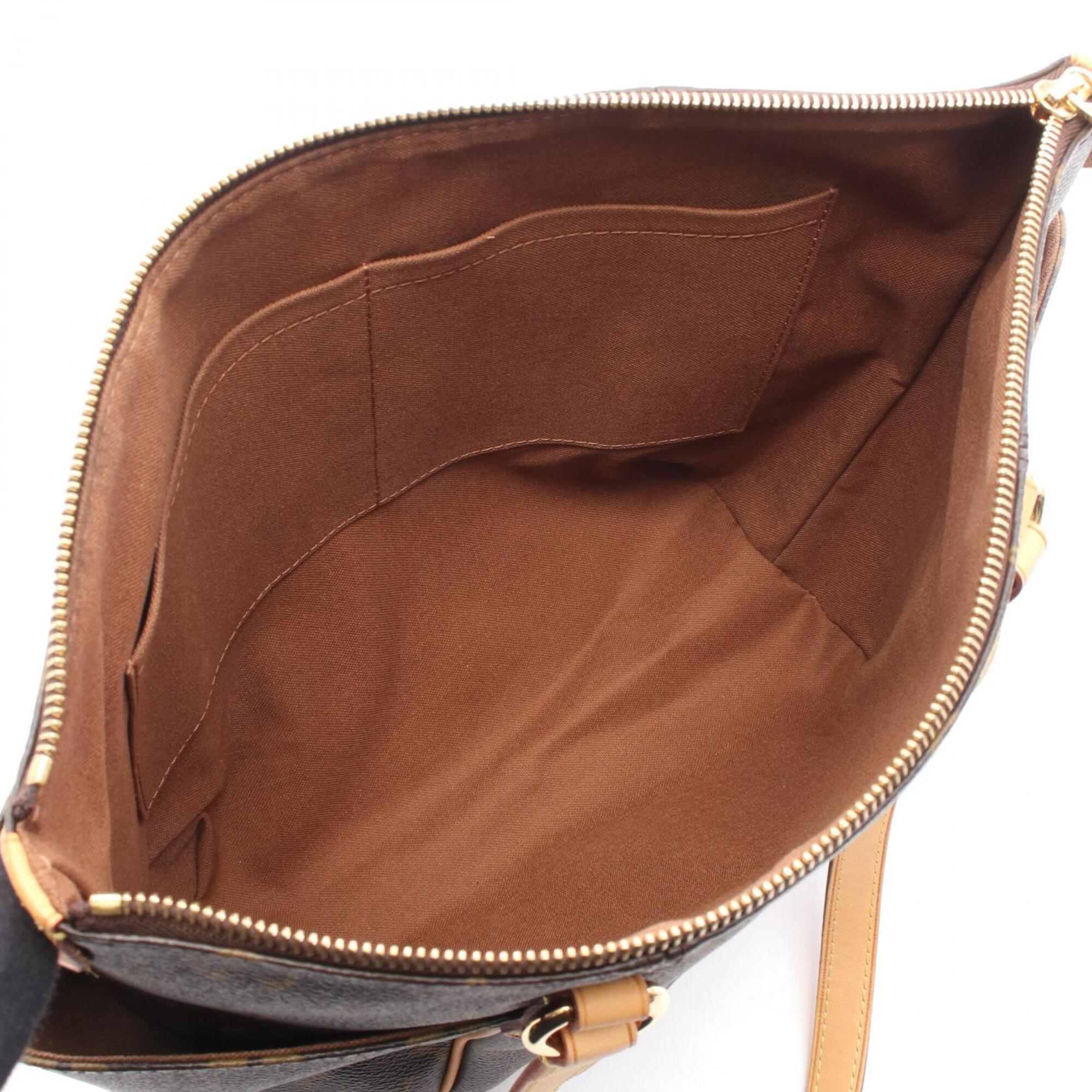 Louis Vuitton Brown Monogram Handbag Tote Bag (Pre-Owned)