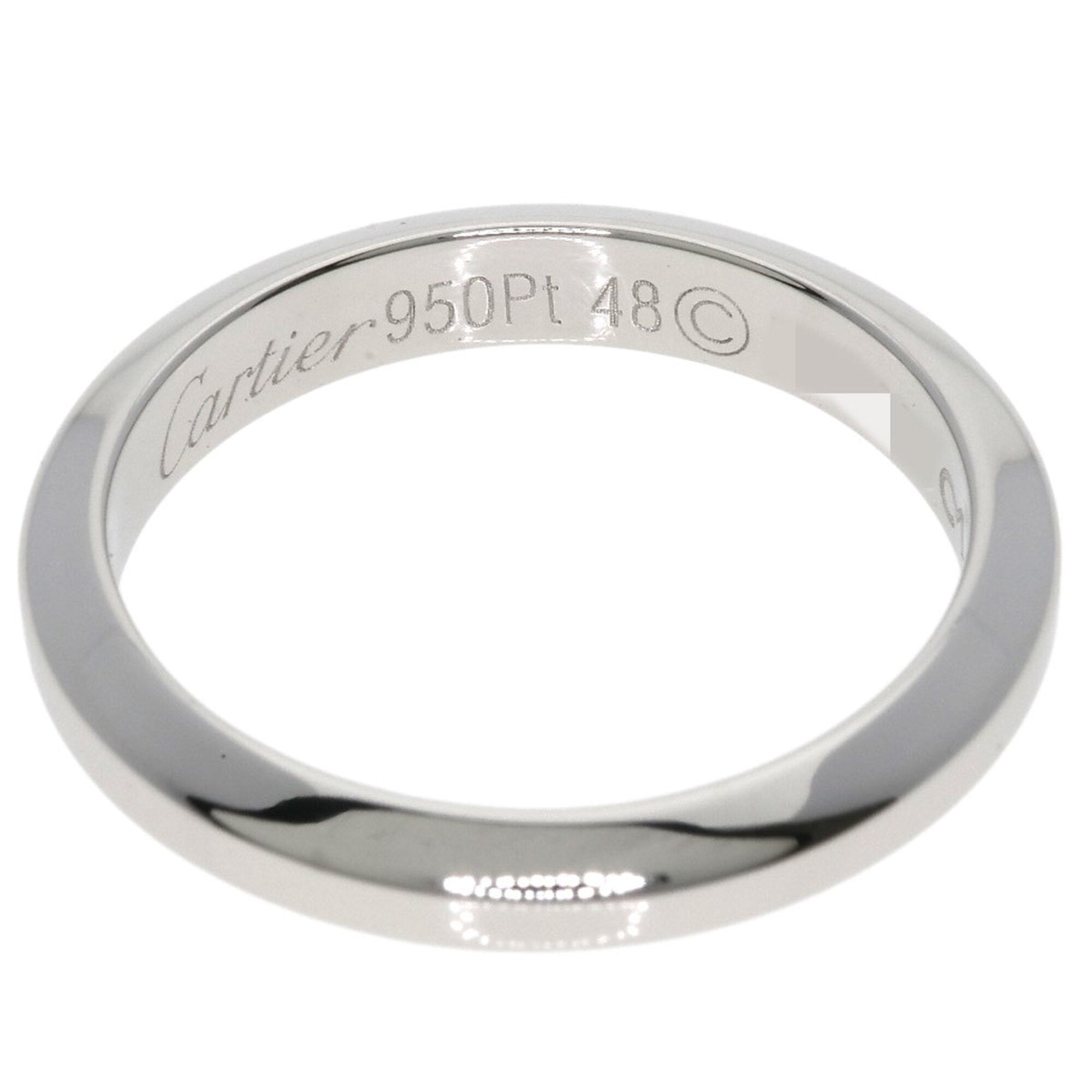 Cartier Platinum Platinum 950 Wedding Ring (Pre-Owned)