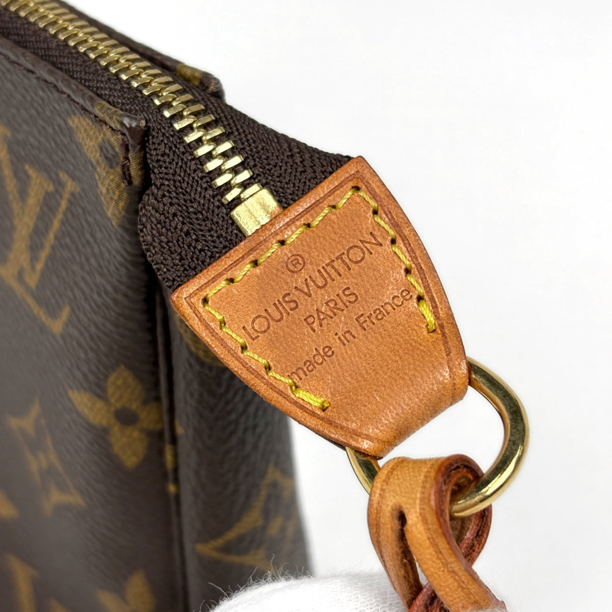 Louis Vuitton Brown Monogram Pochette Pouch (Pre-Owned)