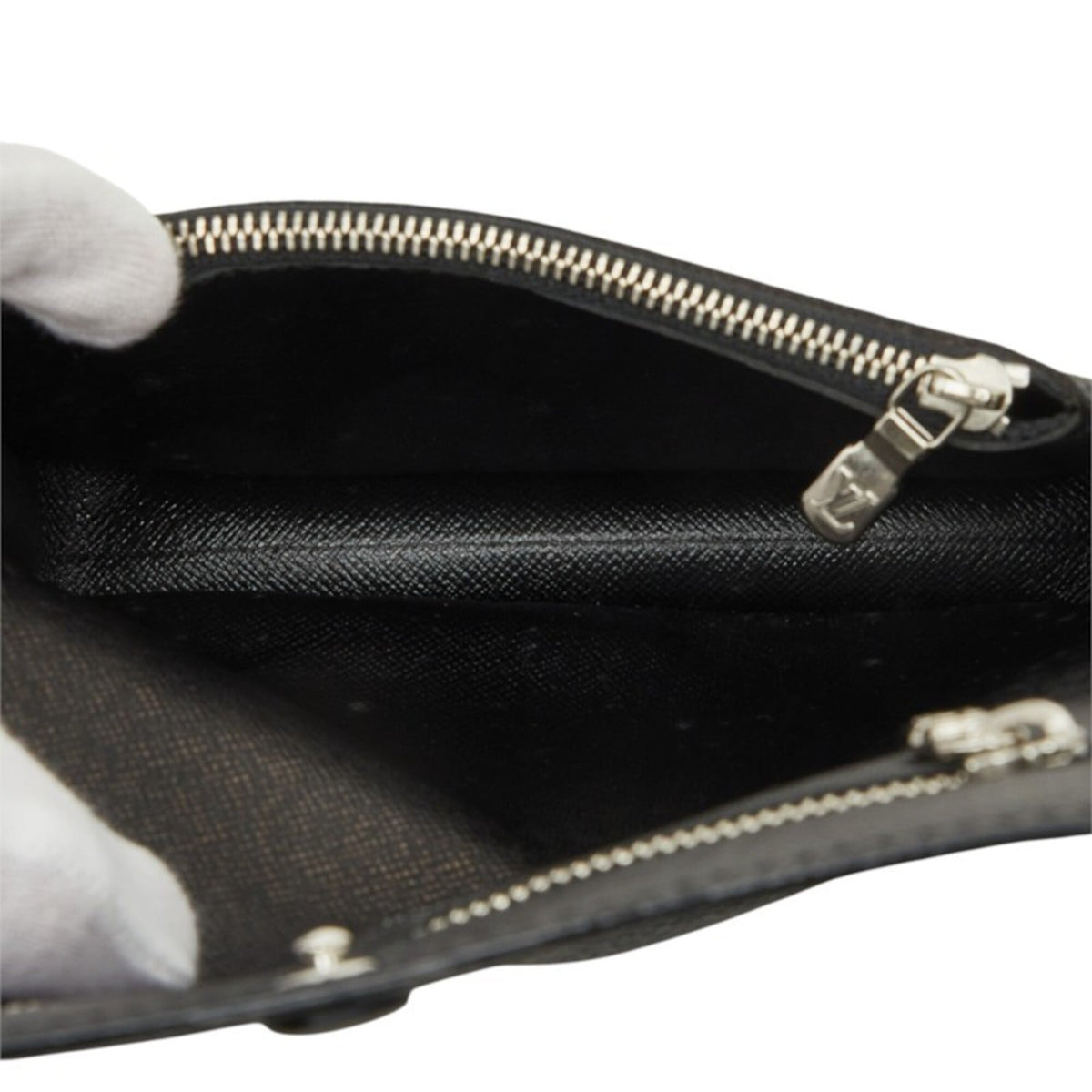 Louis Vuitton Black Damier Graphite Pvc Handbag Pouch (Pre-Owned)