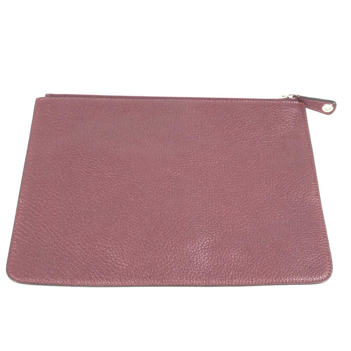 Fendi Brown Leather Clutch Bag (Pre-Owned)