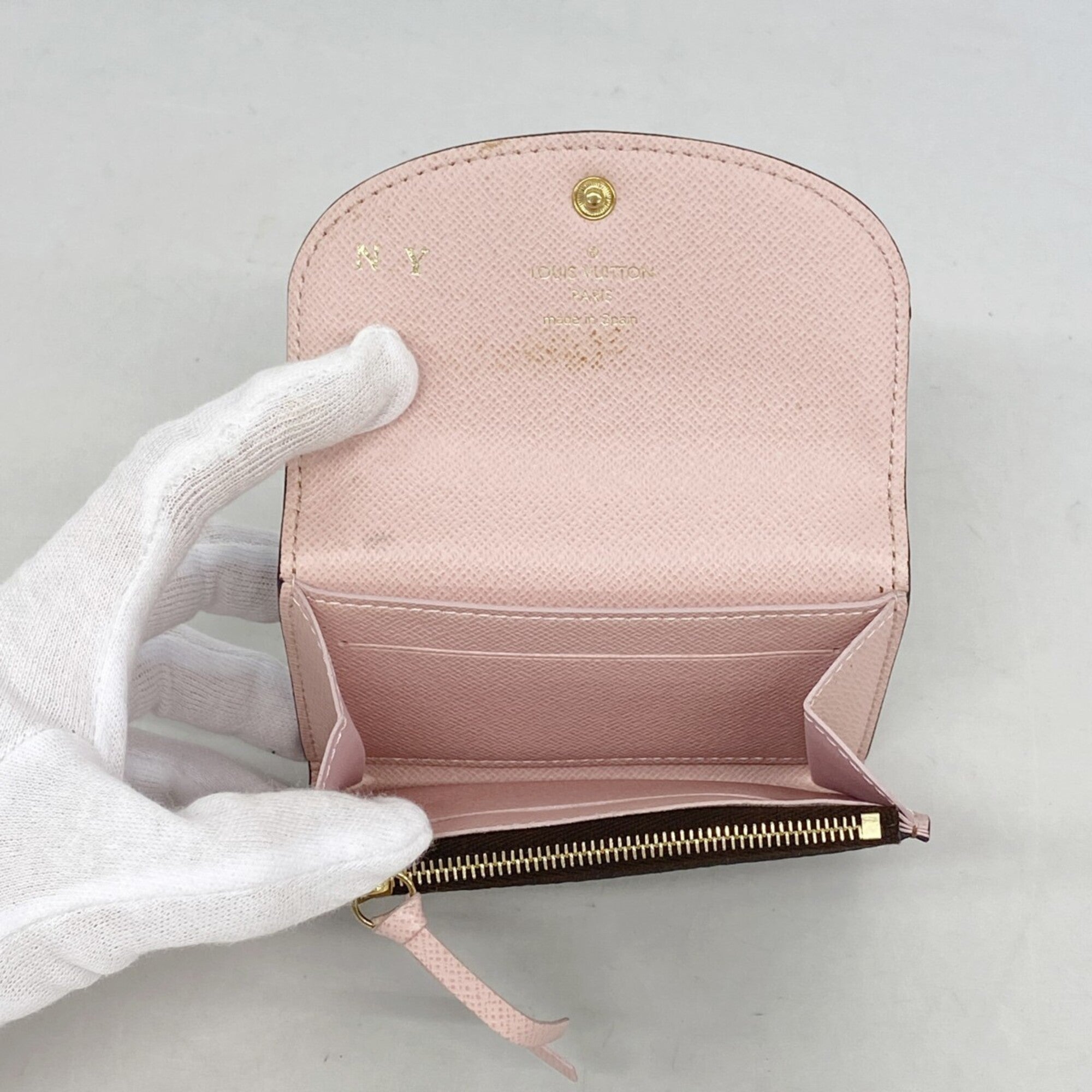Louis Vuitton Ebene Coin Purse/Coin Case (Pre-Owned)