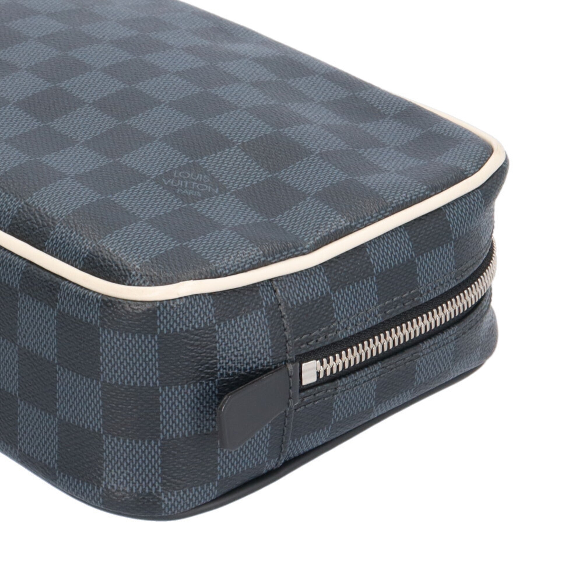 Louis Vuitton Black Gray Damier Graphite Handbag Pouch (Pre-Owned)