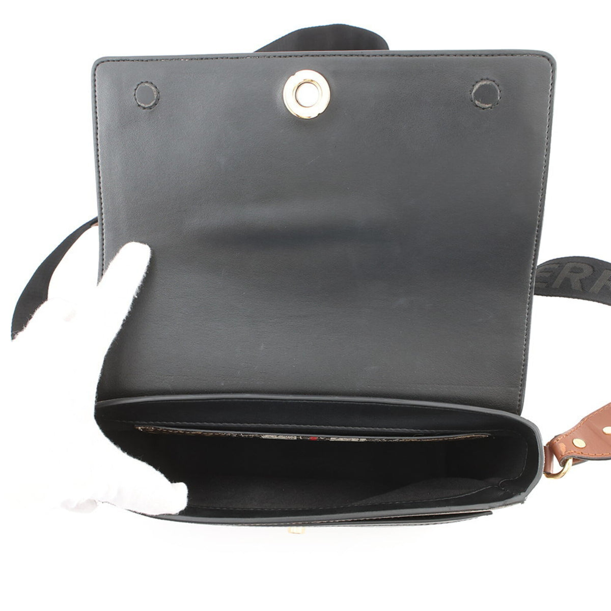 Burberry Brown Multi-Color Pvc Leather Handbag Shoulder Bag (Pre-Owned)