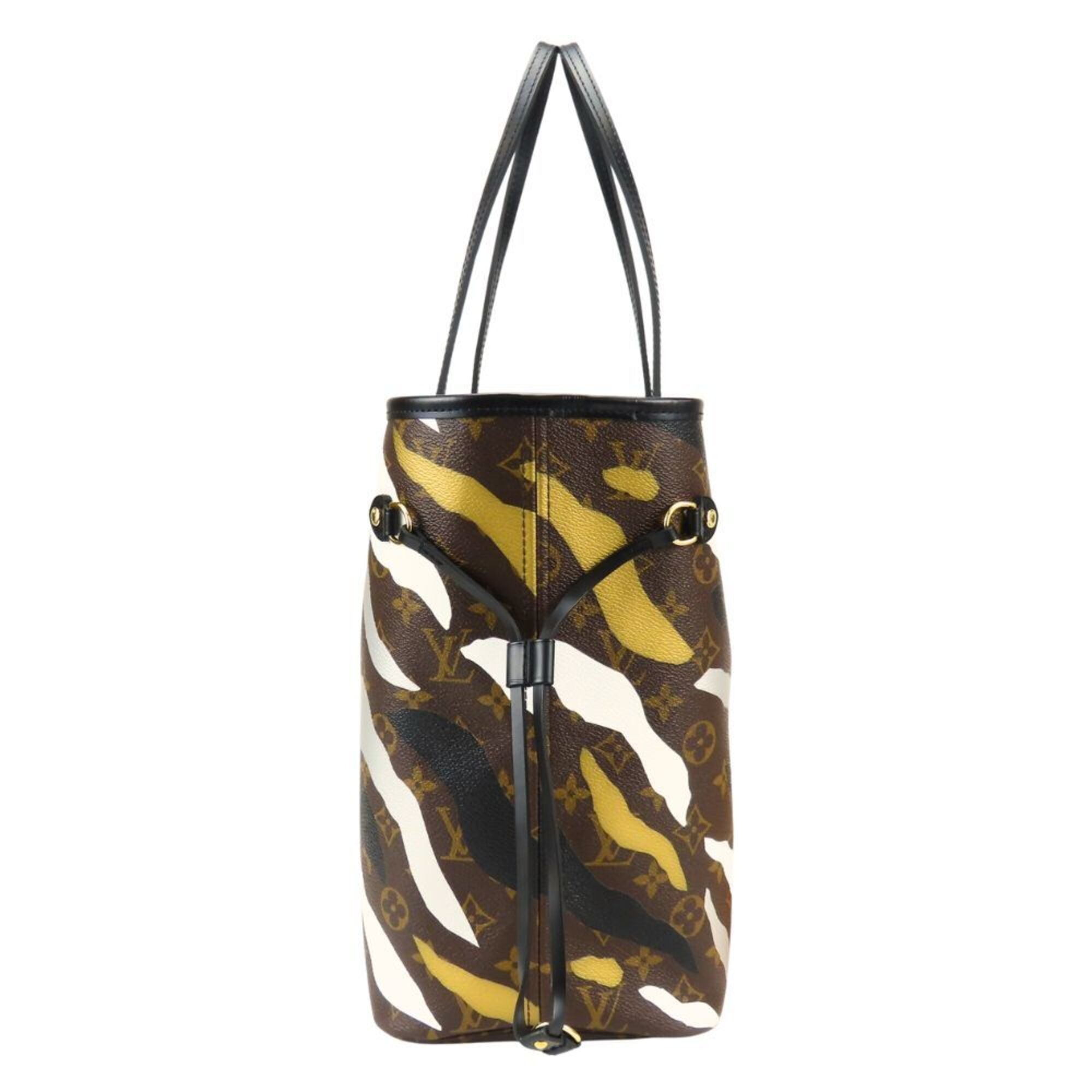 Louis Vuitton Black Brown Gold Silver Monogram Tote Bag (Pre-Owned)