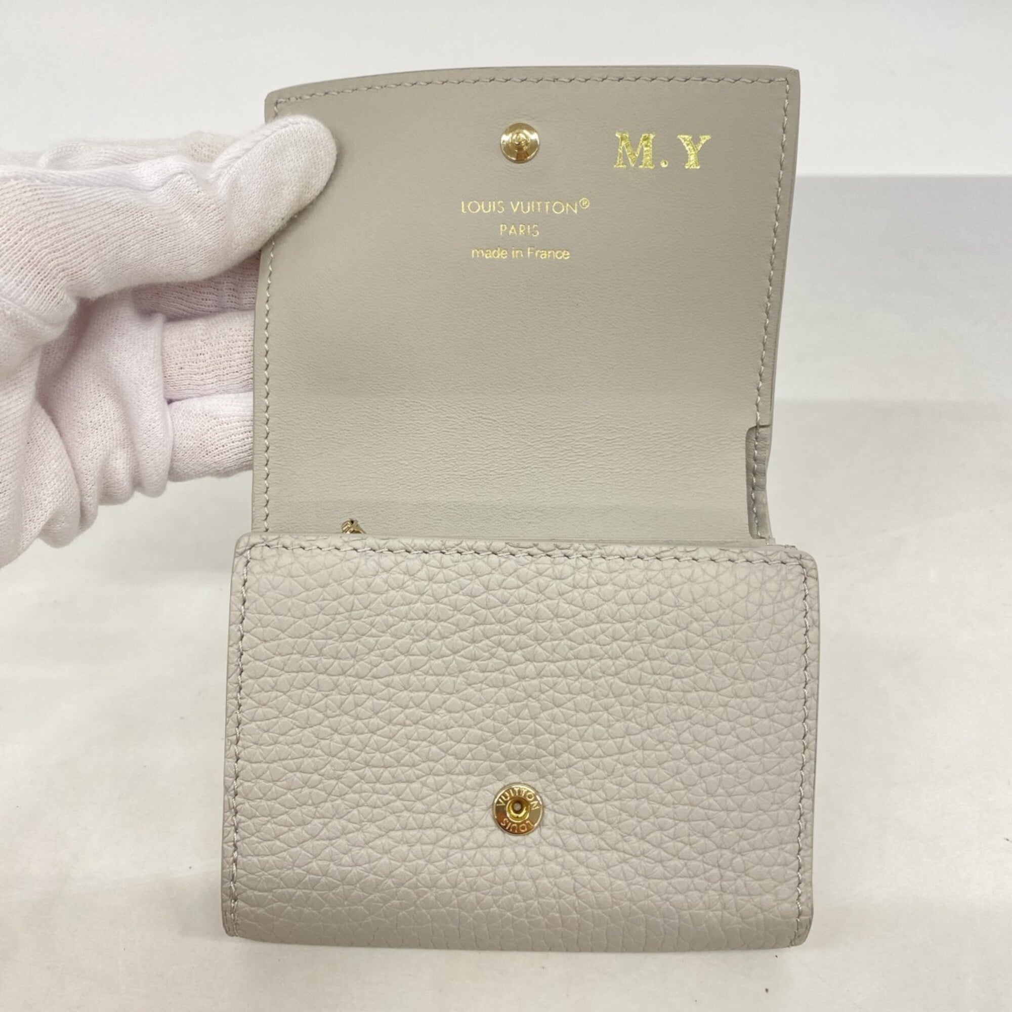 Louis Vuitton Gray Wallet (Tri-Fold) (Pre-Owned)