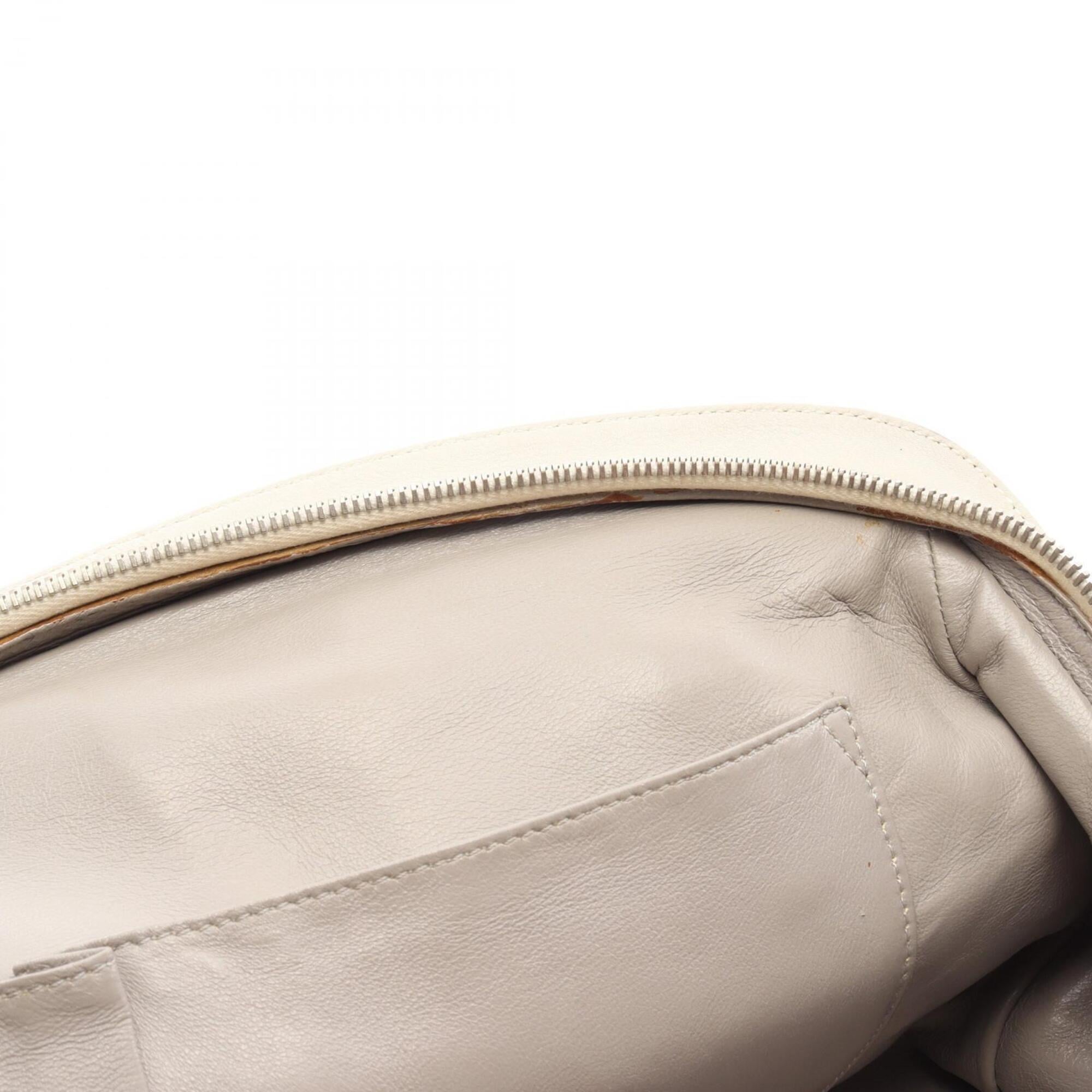 Christian Dior White Leather Handbag (Pre-Owned)